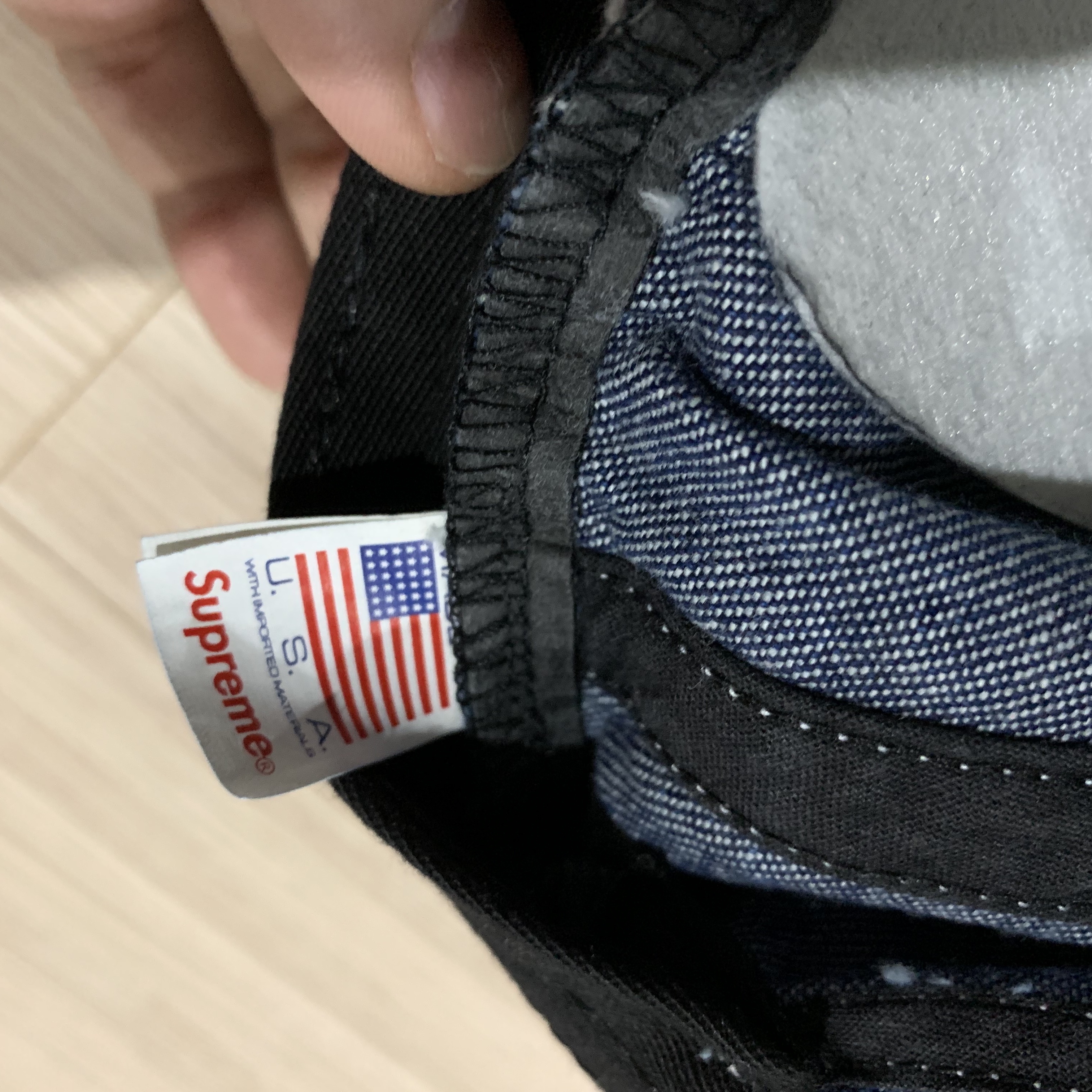 Supreme Milano Patch 6-Panel Denim - 21FW 착용 스타일 - 4