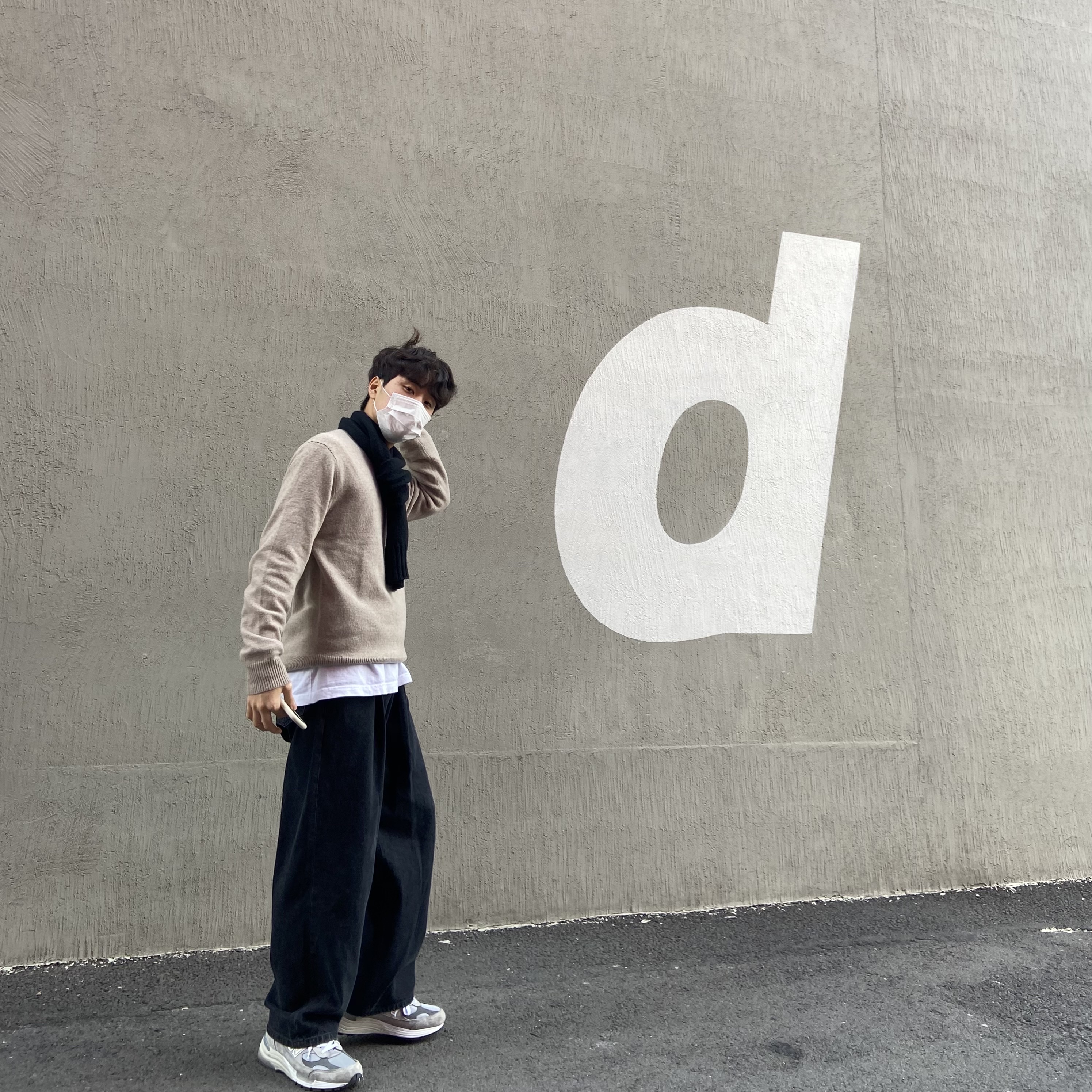 New Balance 992 Made in USA Grey - D Standard 착용 스타일 - 2
