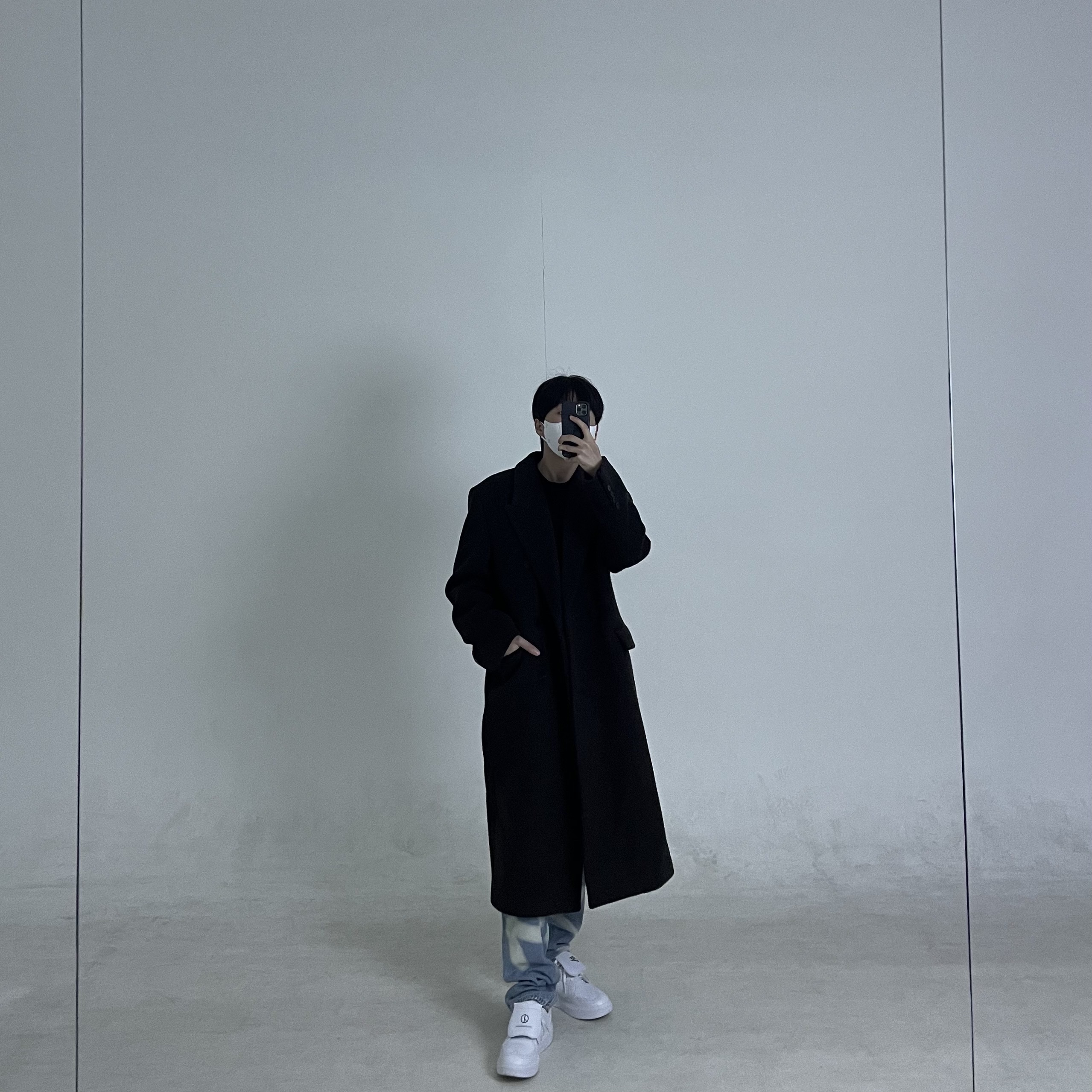 Nike x Peaceminusone Kwondo1 White 착용 스타일 - 2