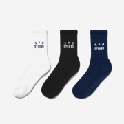 IAB Studio Socks Pack Black Navy White