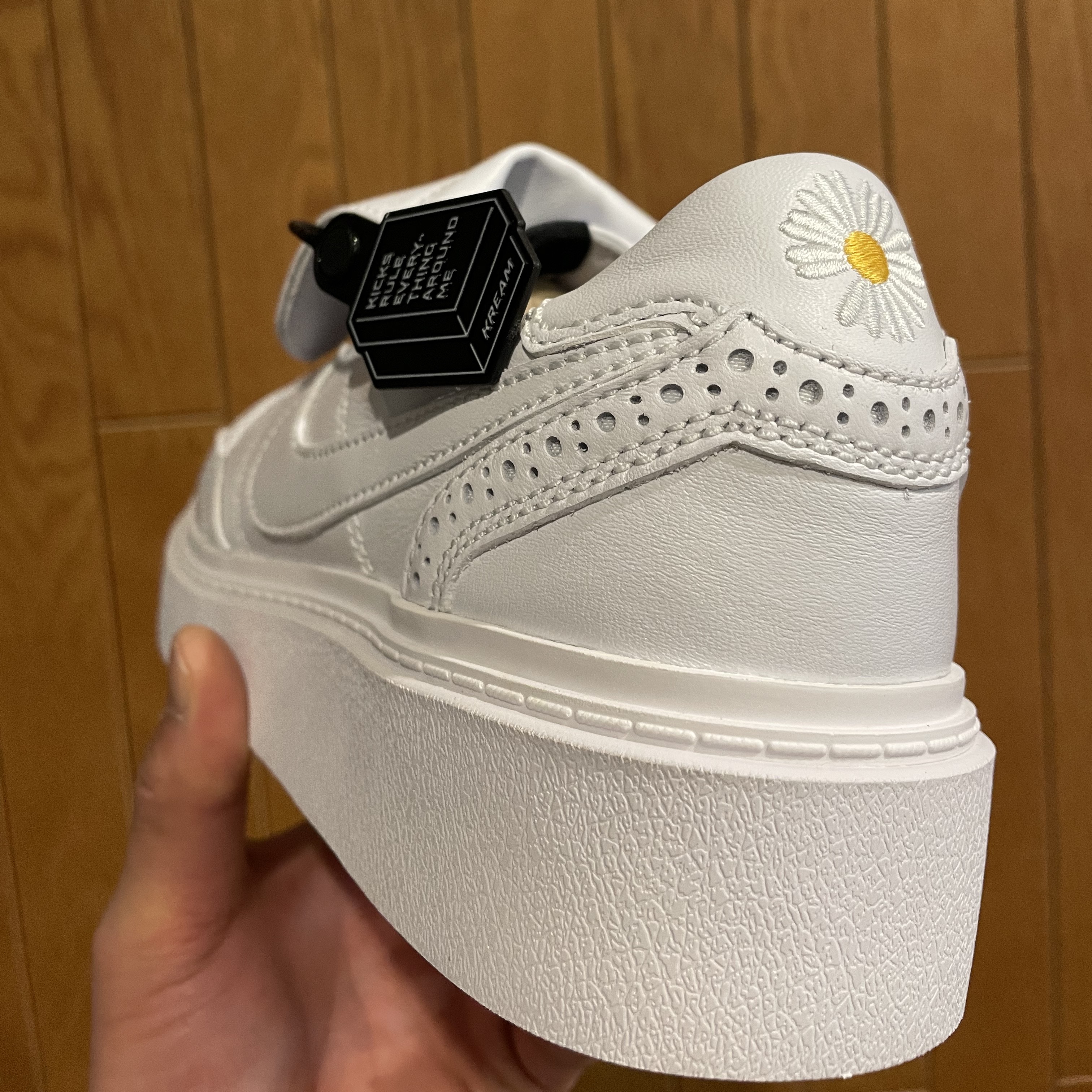 Nike x Peaceminusone Kwondo1 White 착용 스타일 - 4