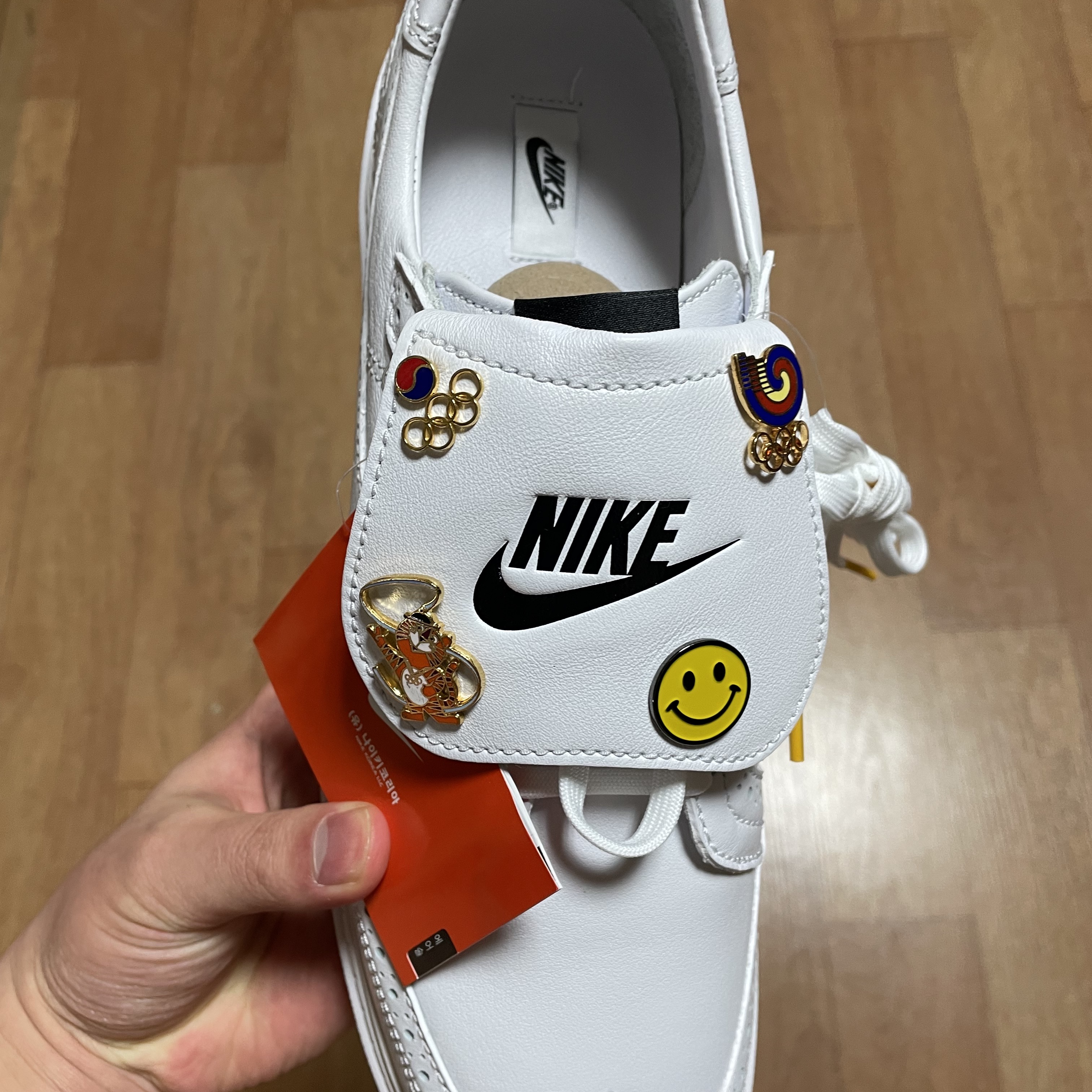 Nike x Peaceminusone Kwondo1 White 착용 스타일 - 1