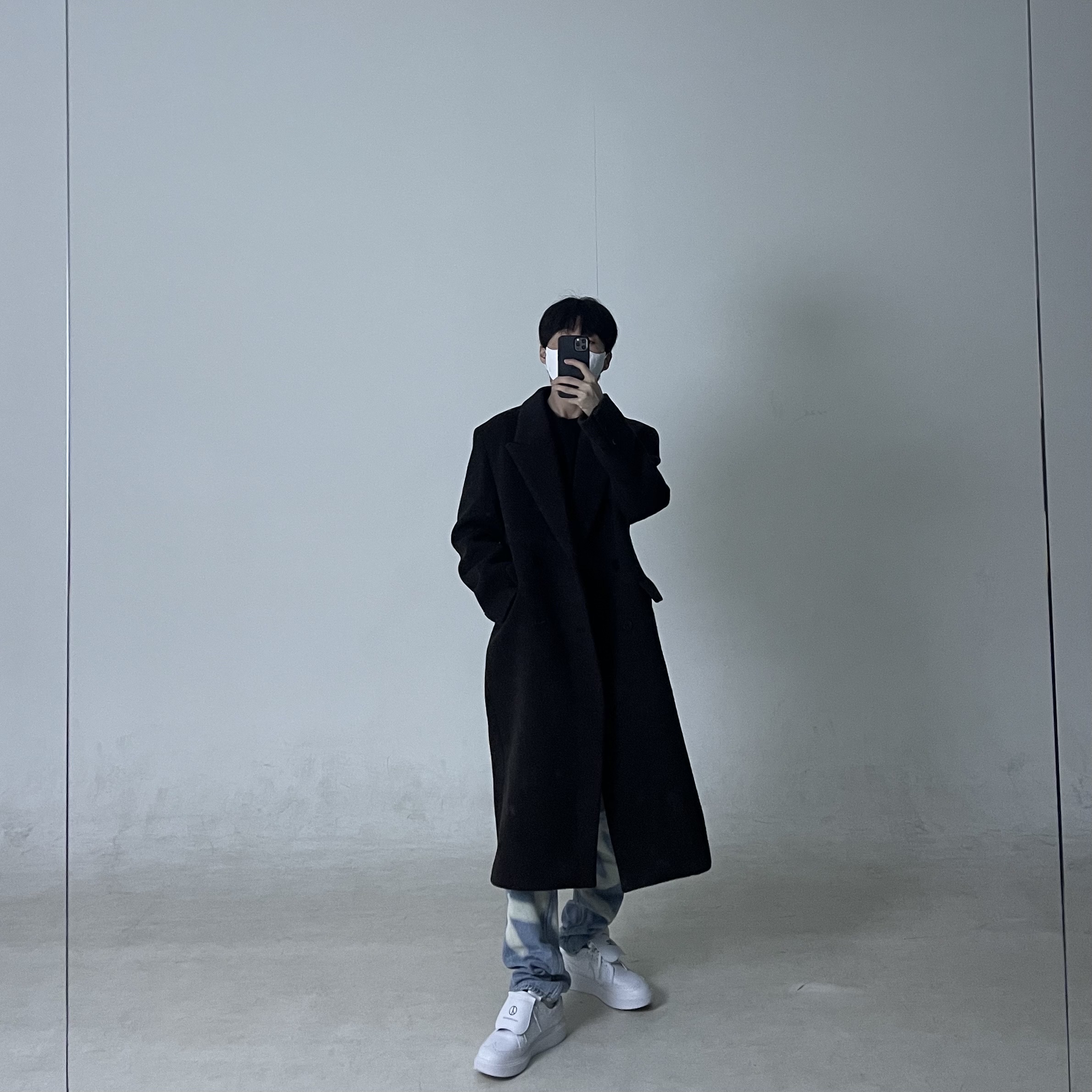 Nike x Peaceminusone Kwondo1 White 착용 스타일 - 1