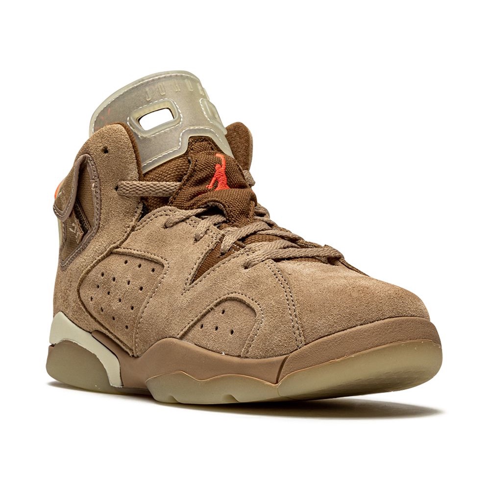 Jordan 6 x Travis Scott Retro SP British Khaki, (TD) Jordan 6 x Travis Scott Retro SP British Khaki 착용 스타일 - 1