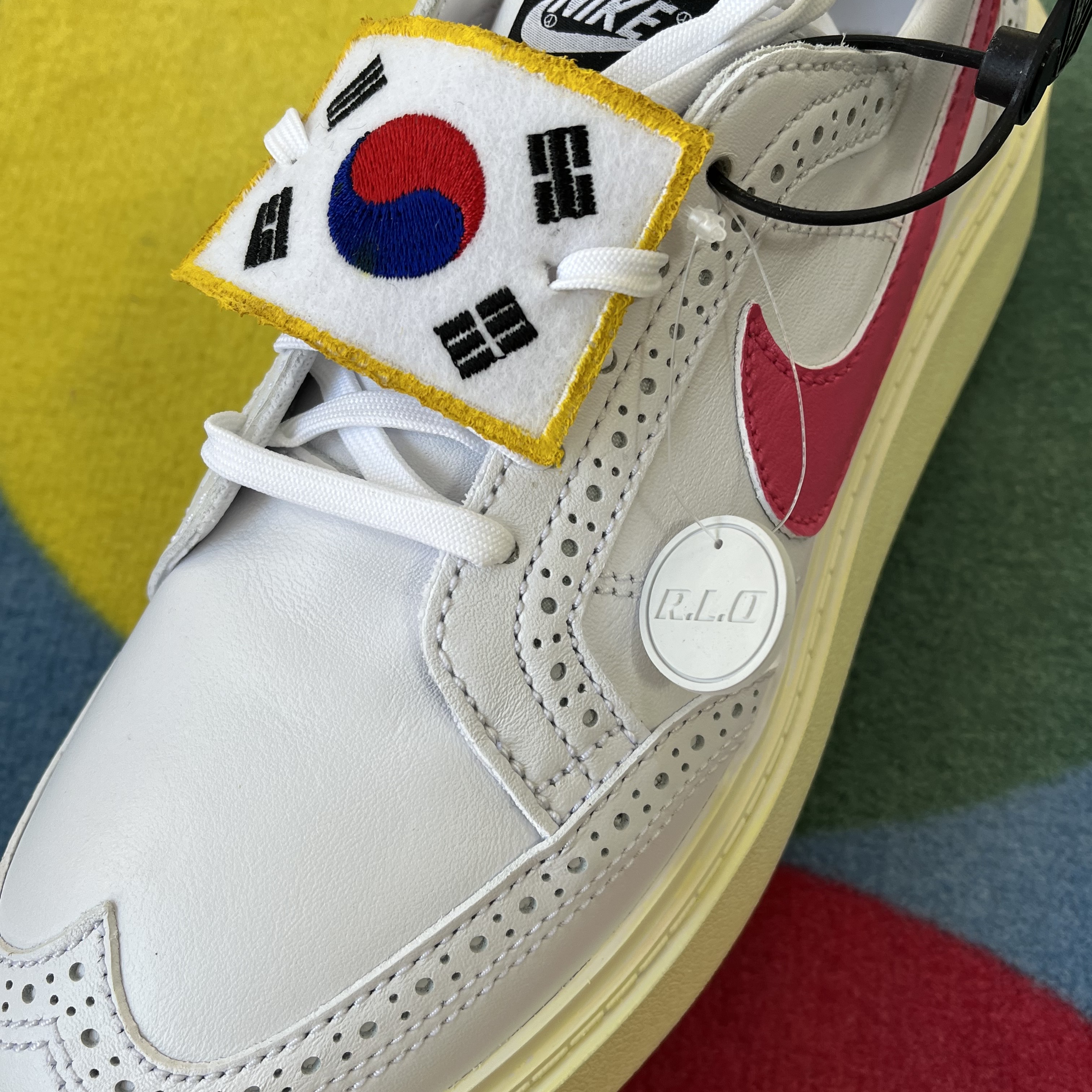 Nike x Peaceminusone Kwondo1 White 착용 스타일 - 3