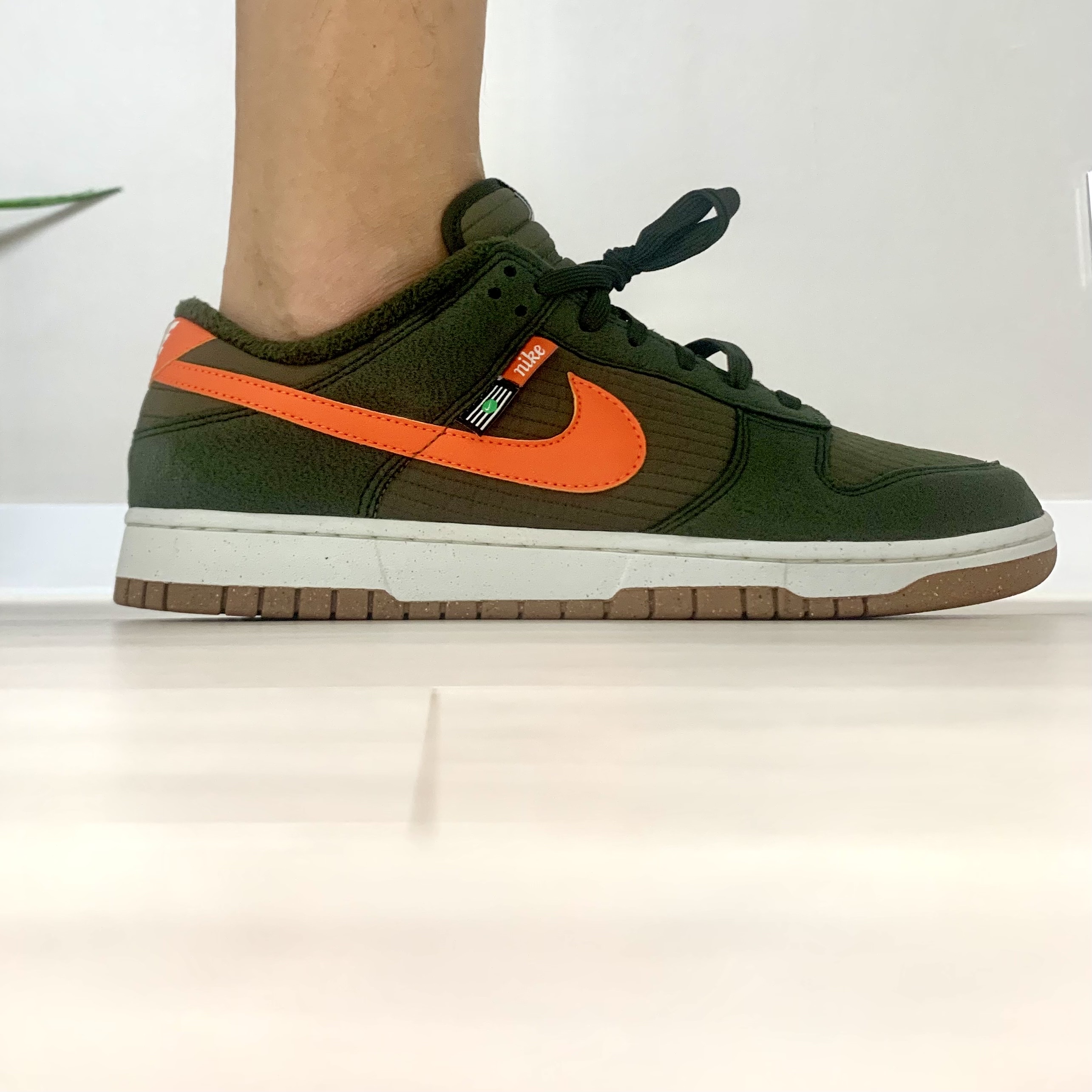 Nike Dunk Low Retro Next Nature Sequoia Olive 착용 스타일 - 1