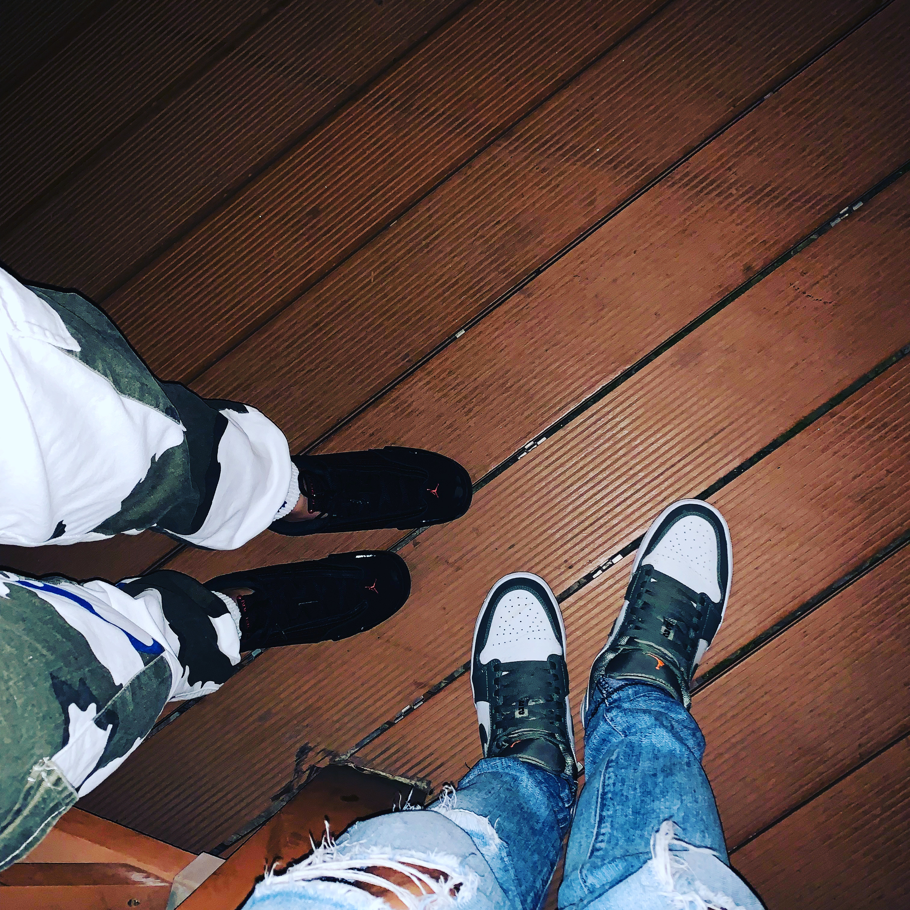 Jordan 1 Low Military Green, Jordan 14 Retro Last Shot 2018 착용 스타일