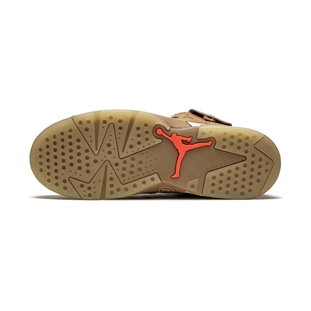 Jordan 6 x Travis Scott Retro SP British Khaki, (TD) Jordan 6 x Travis Scott Retro SP British Khaki 착용 스타일 - 4