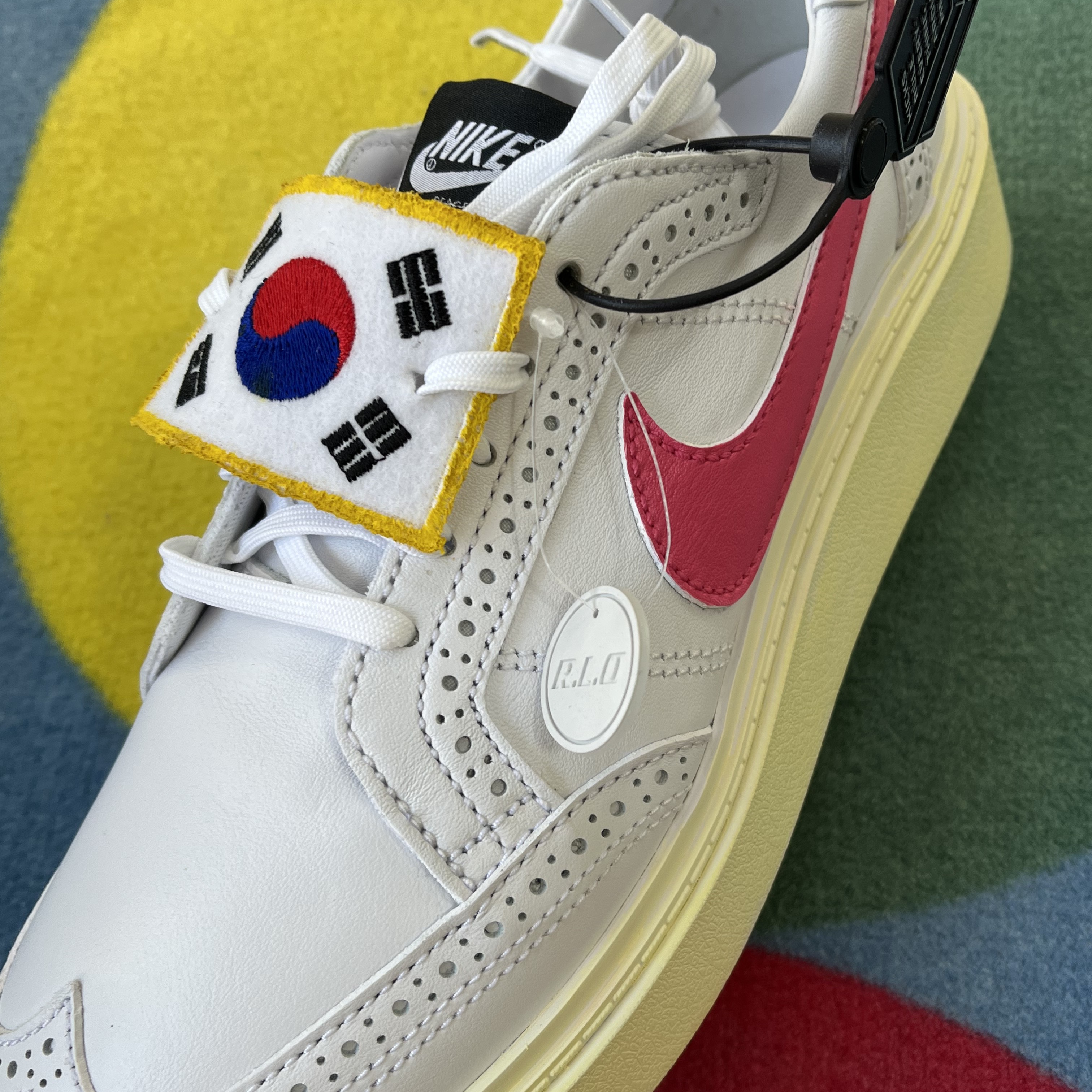 Nike x Peaceminusone Kwondo1 White 착용 스타일 - 2