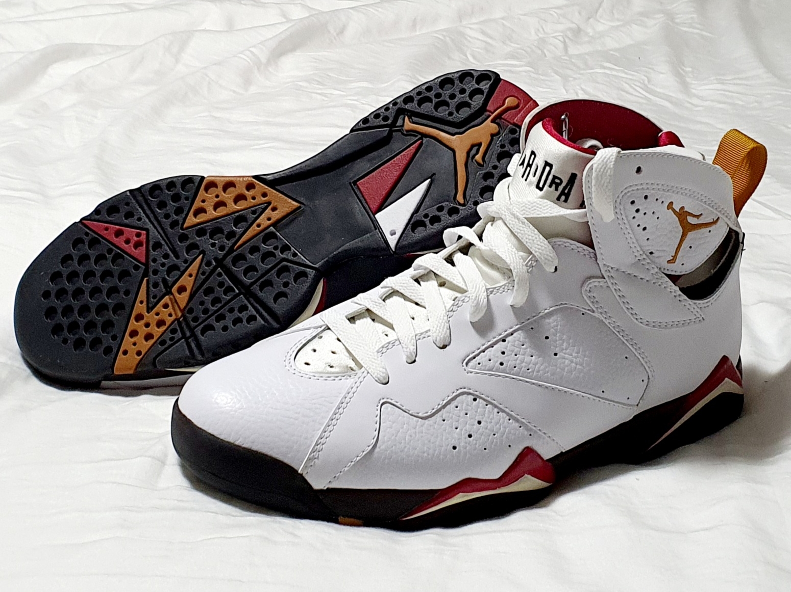 Jordan 7 Retro Cardinal 2011 착용 스타일 - 2
