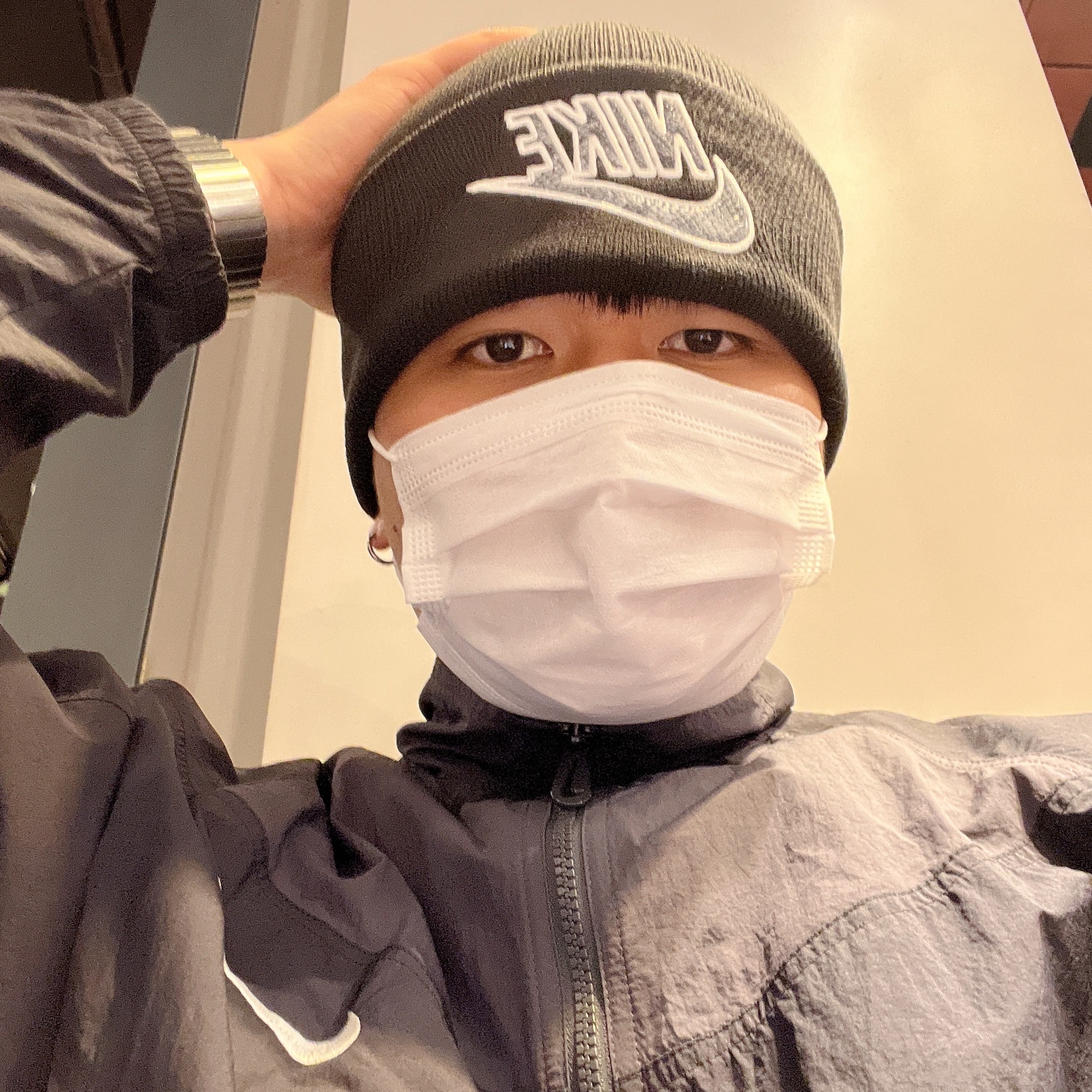 Supreme x Nike Snakeskin Beanie Black - 21SS 착용 스타일