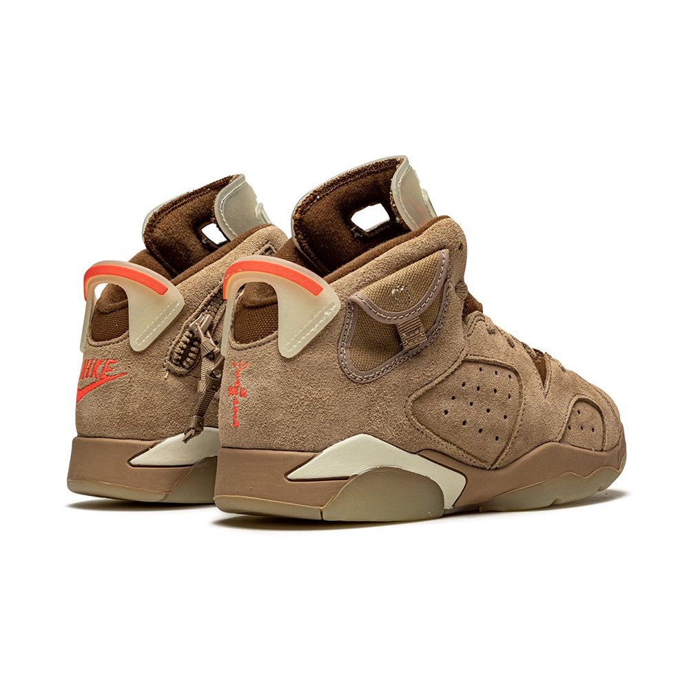 Jordan 6 x Travis Scott Retro SP British Khaki, (TD) Jordan 6 x Travis Scott Retro SP British Khaki 착용 스타일 - 3