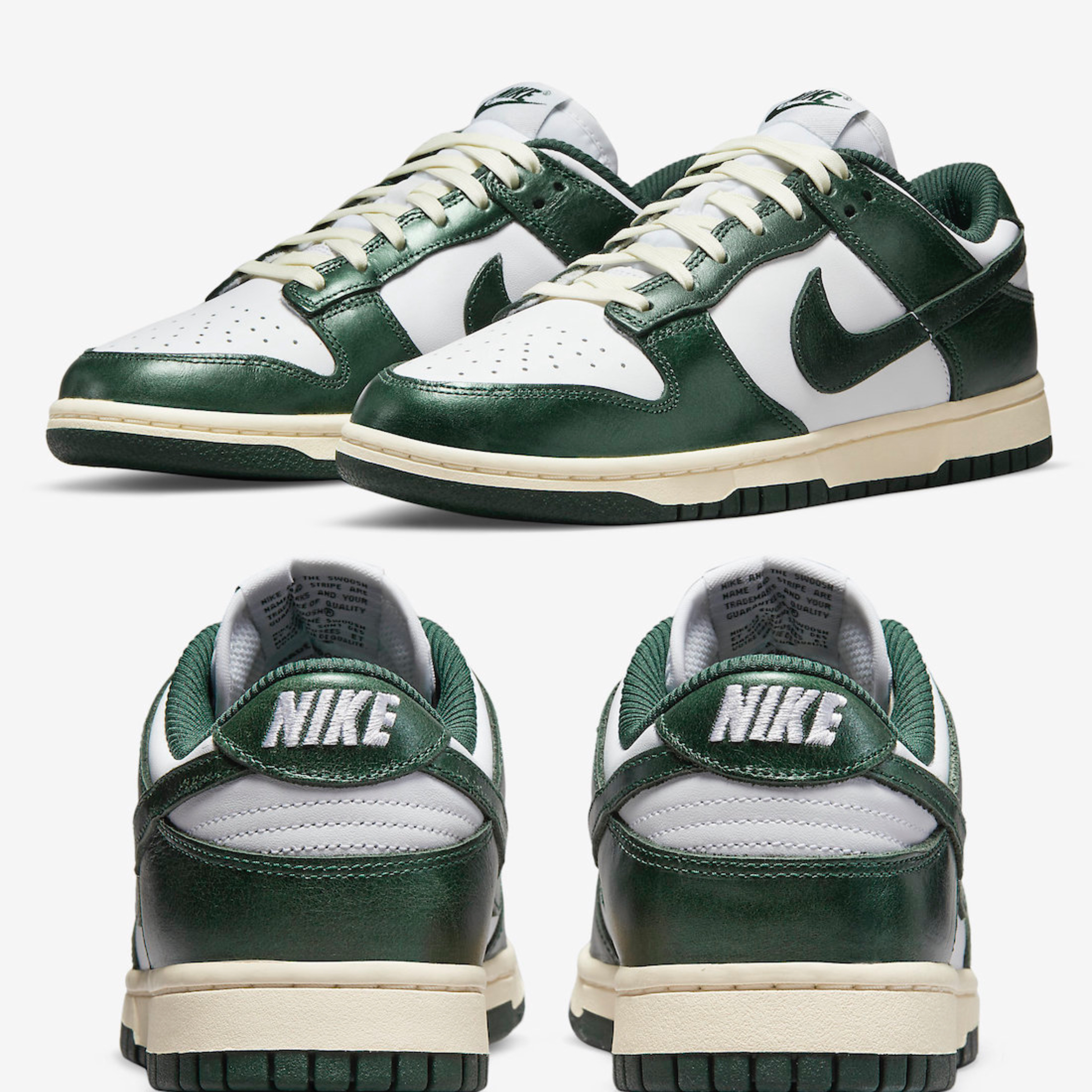 (W) Nike Dunk Low Vintage Green 착용 스타일 - 2