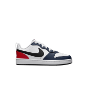 (GS) Nike Court Borough Low 2 White Midnight Navy