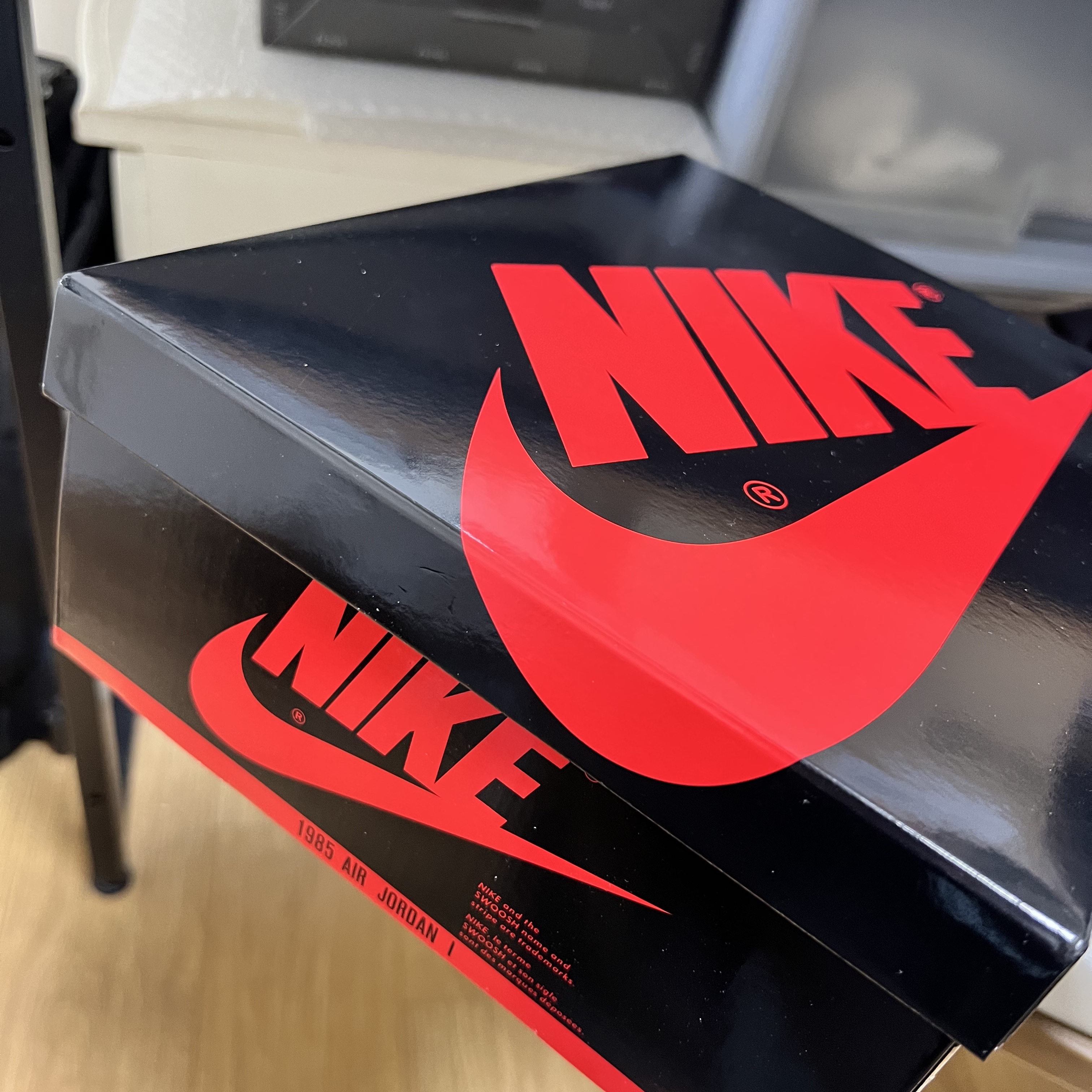(GS) Jordan 1 Retro High OG Patent Bred 착용 스타일 - 2