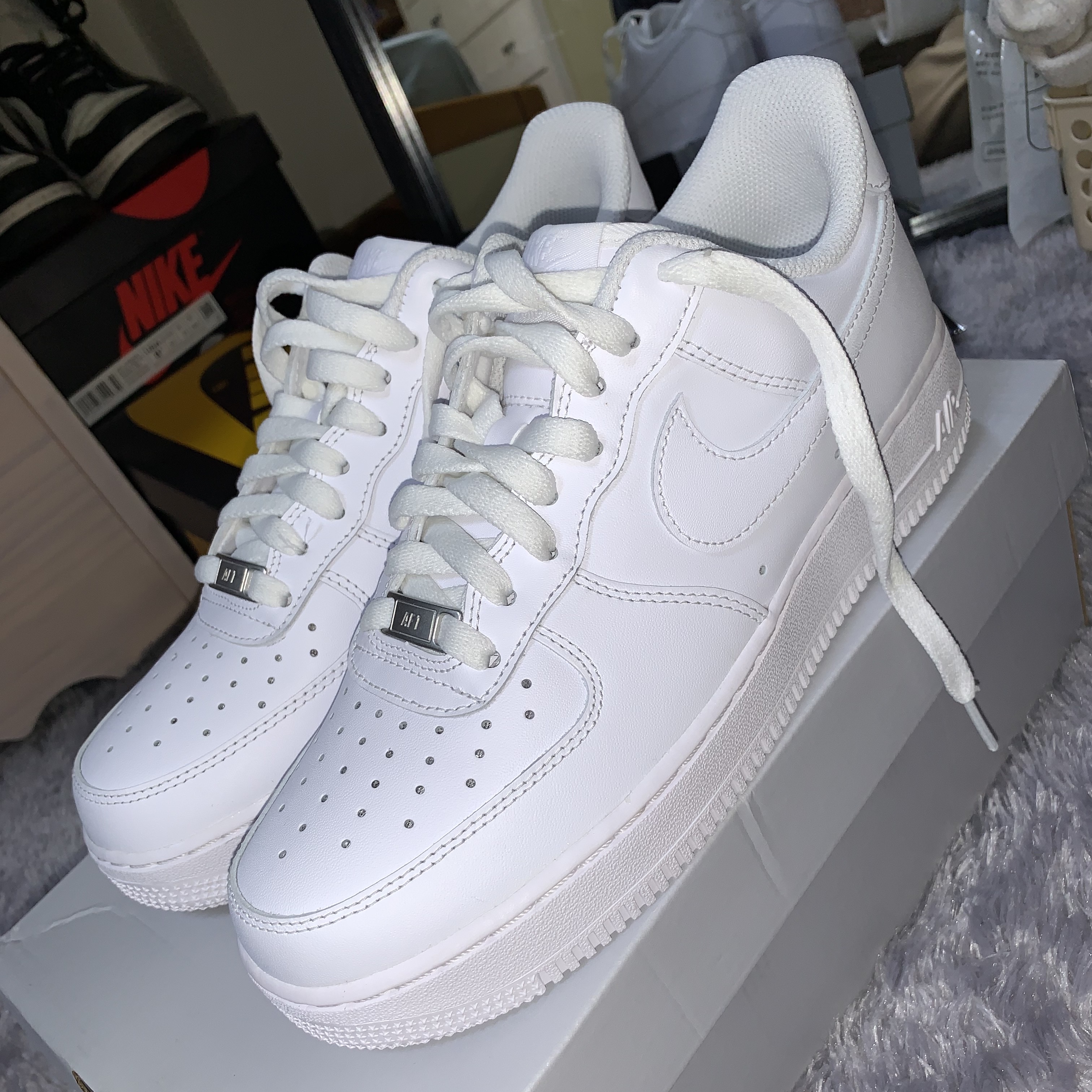 Nike Air Force 1 '07 Low White 착용 스타일