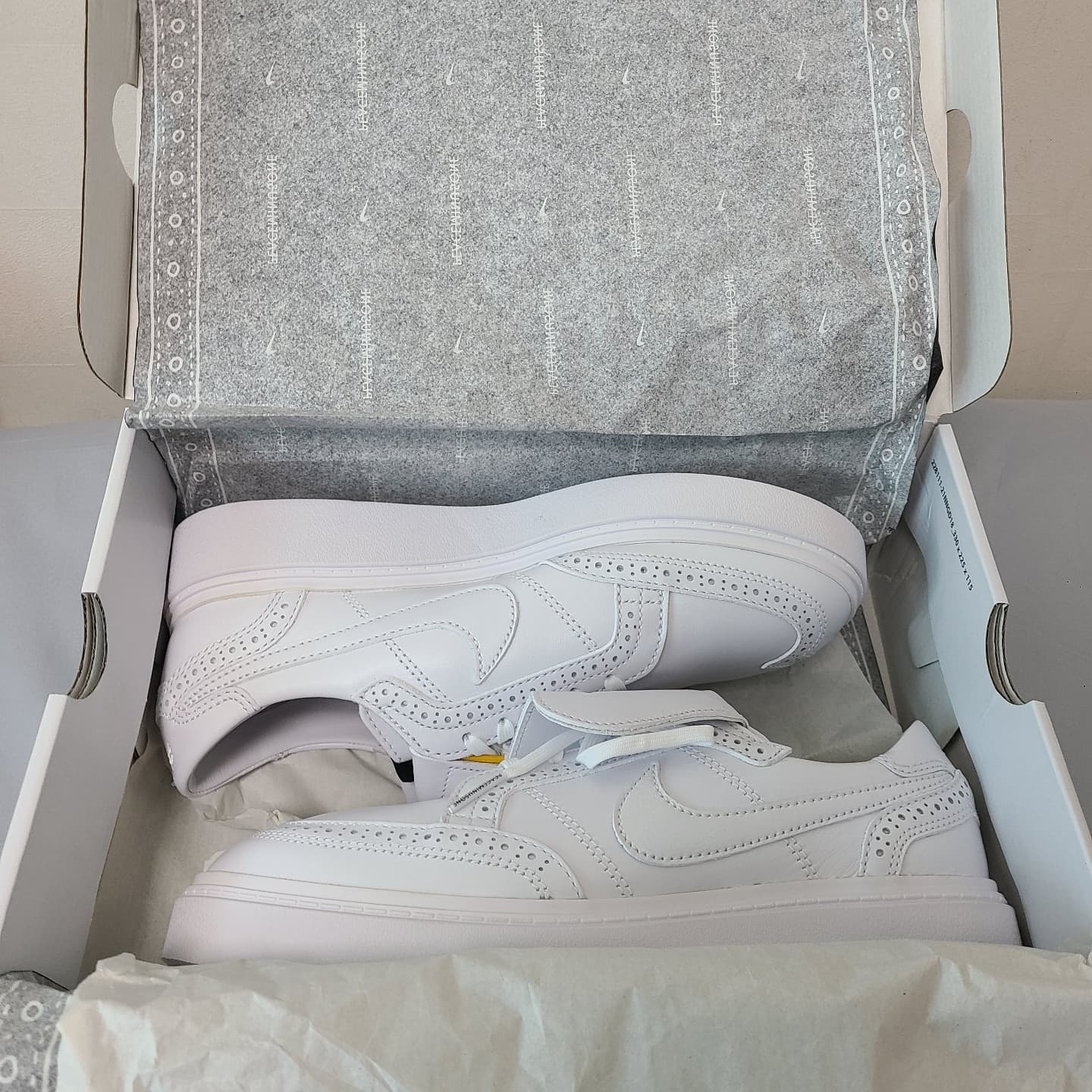 Nike x Peaceminusone Kwondo1 White 착용 스타일 - 2