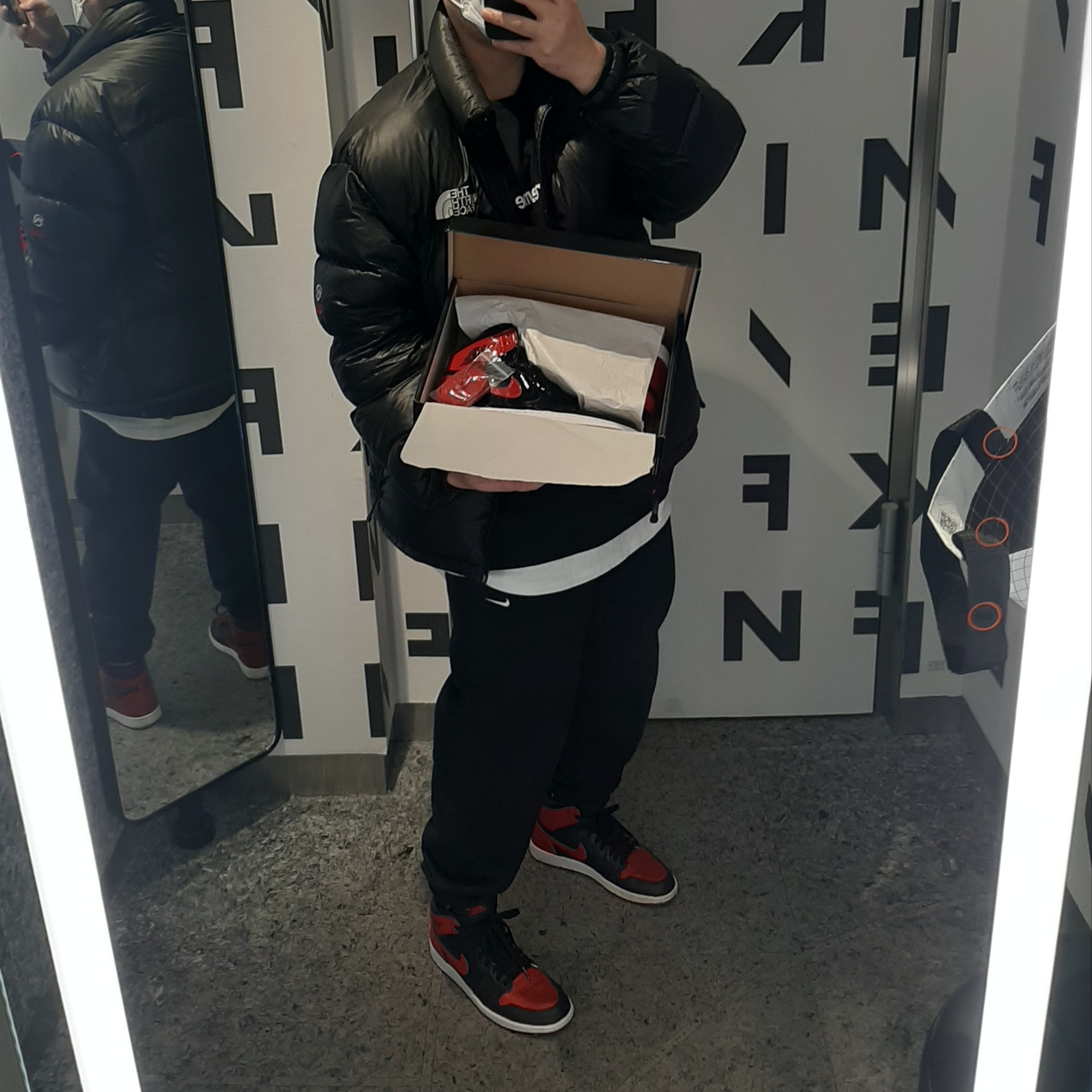 Jordan 1 Retro High OG Patent Bred, Jordan 1 Retro High OG Bred Banned 2016 착용 스타일