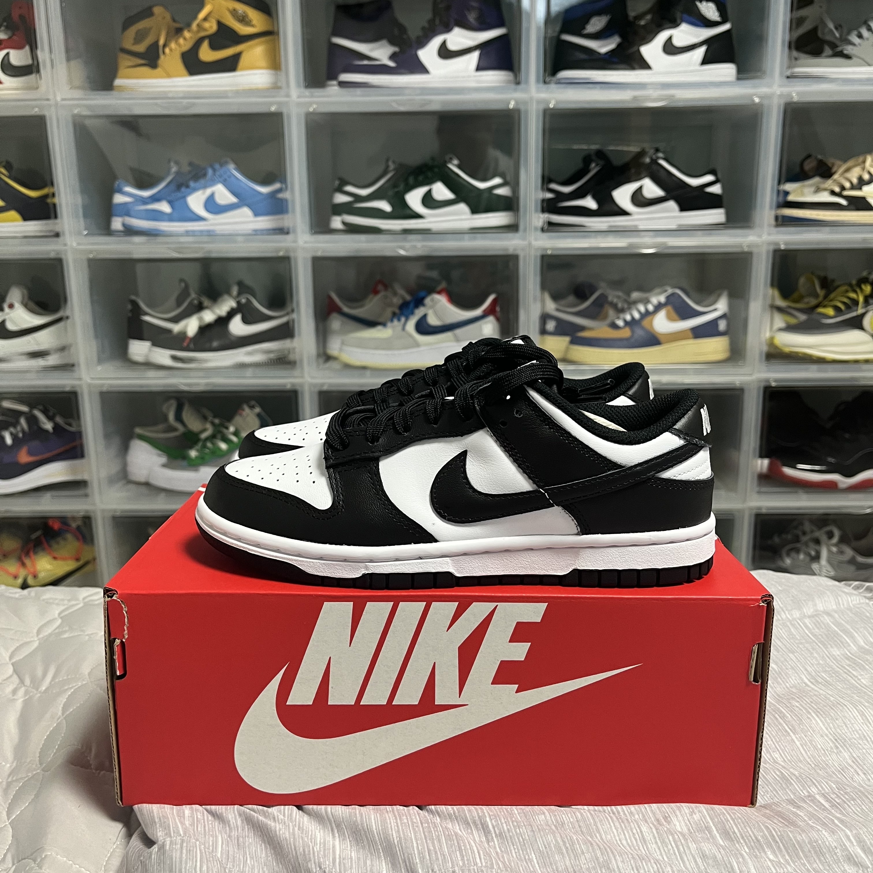 (W) Nike Dunk Low Black 착용 스타일 - 1