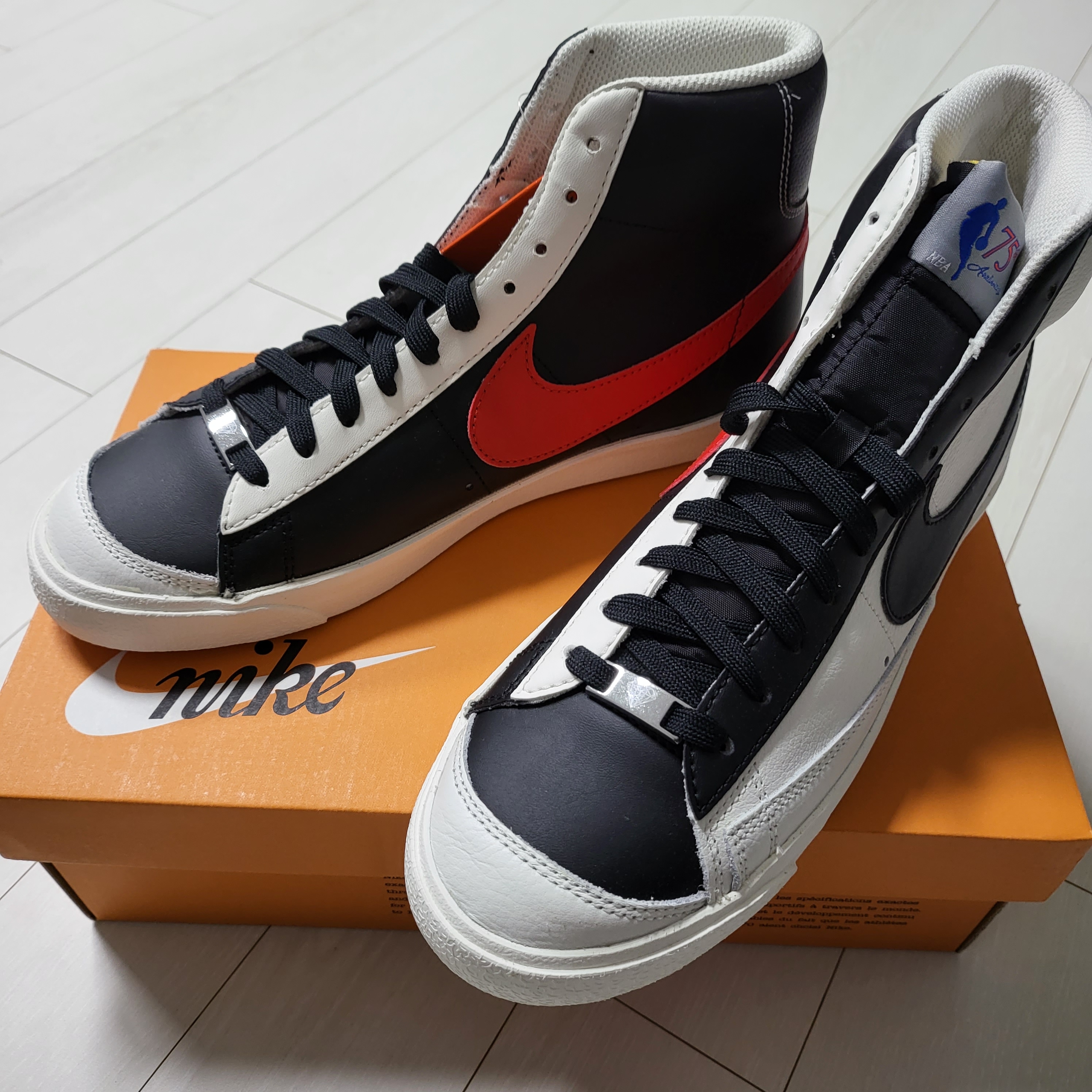 Nike x NBA Blazer Mid '77 EMB Trail Blazers 착용 스타일 - 1