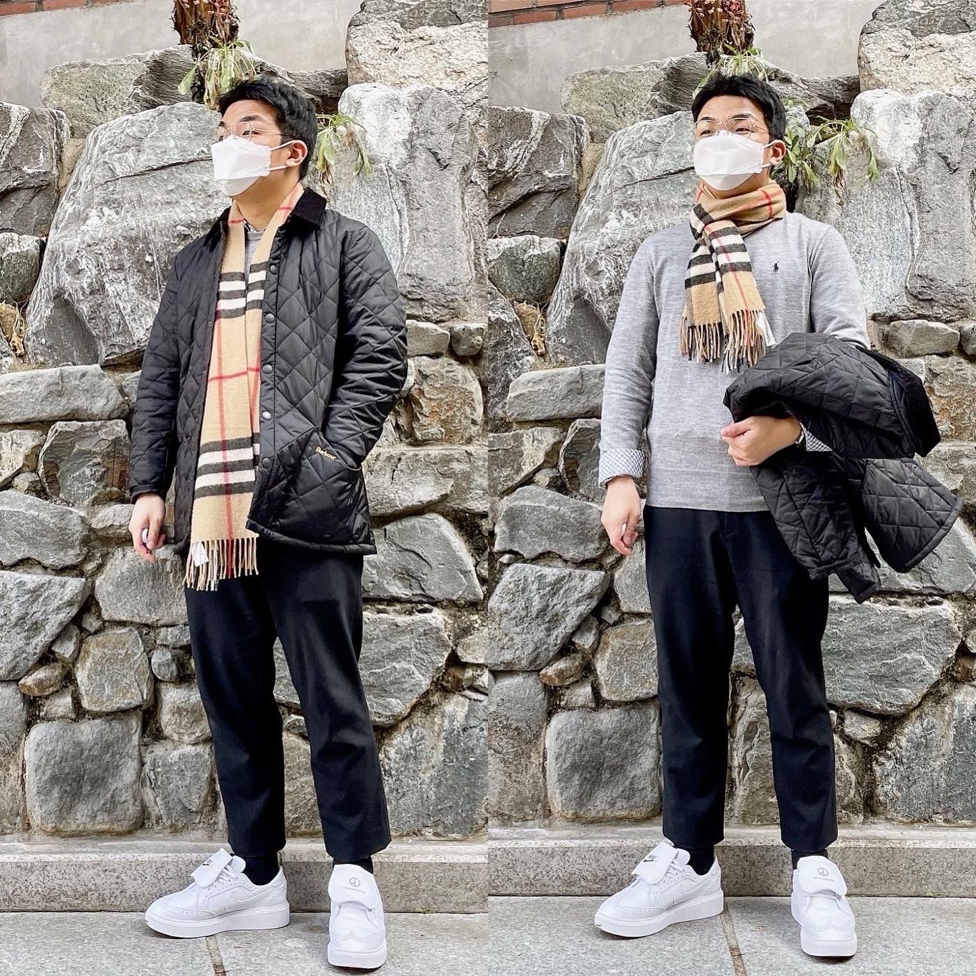 Nike x Peaceminusone Kwondo1 White 착용 스타일 - 4