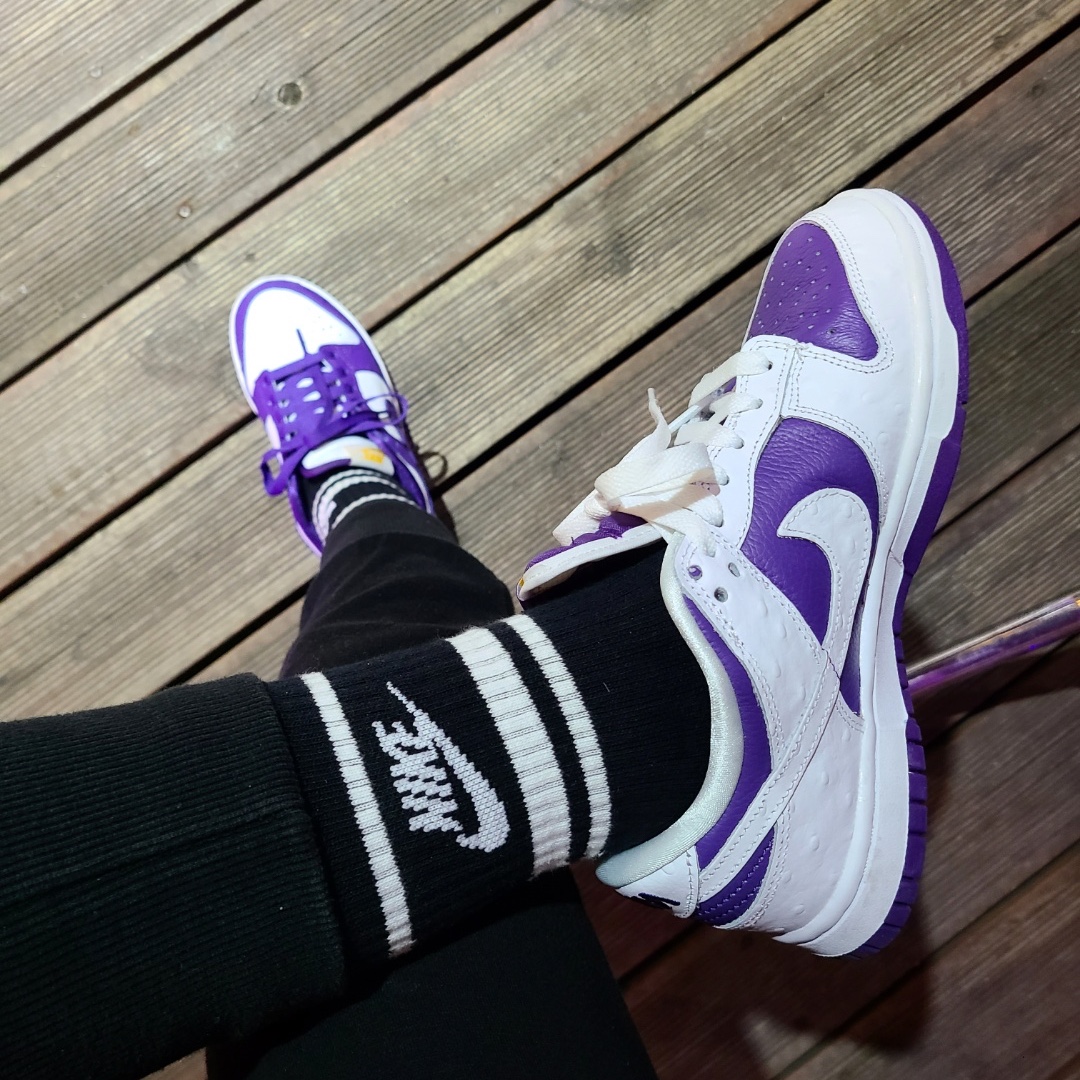 (W) Nike Dunk Low SE Flip 착용 스타일