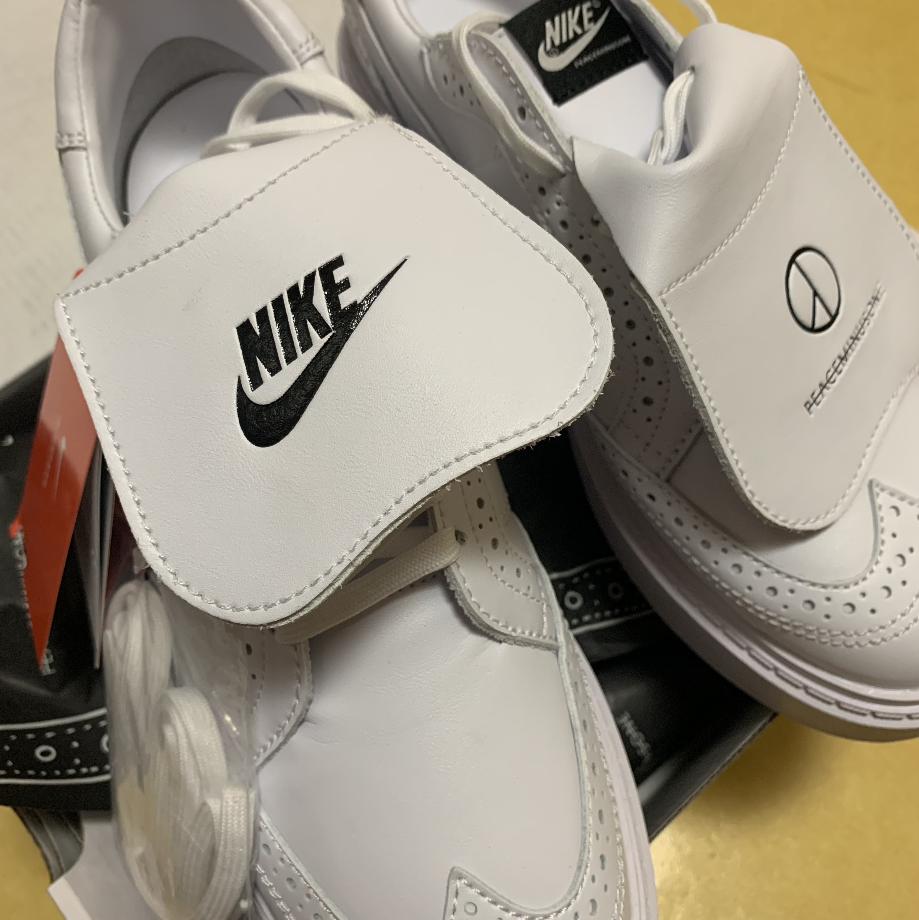 Nike x Peaceminusone Kwondo1 White 착용 스타일