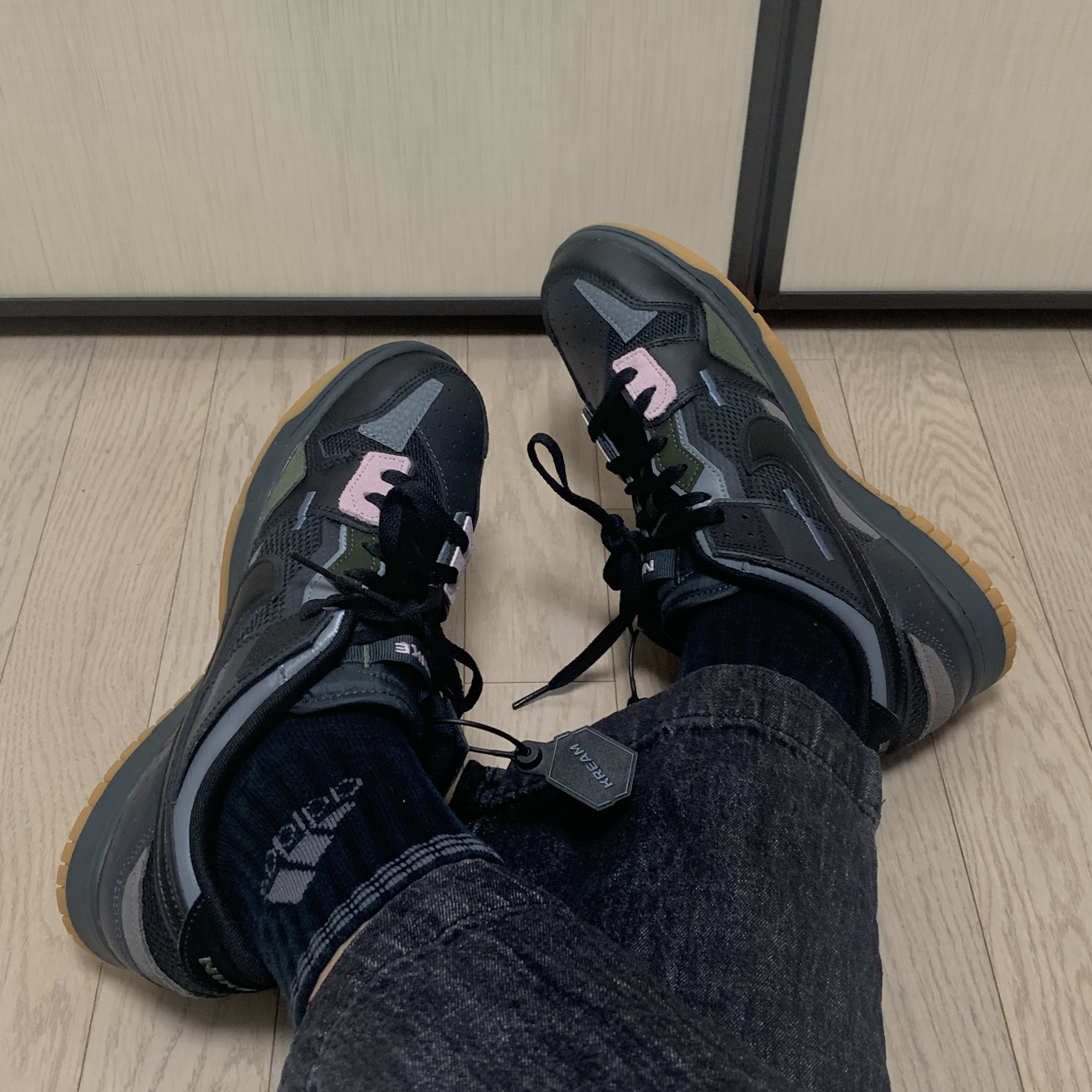 Nike Dunk Scrap Cool Grey 착용 스타일 - 1