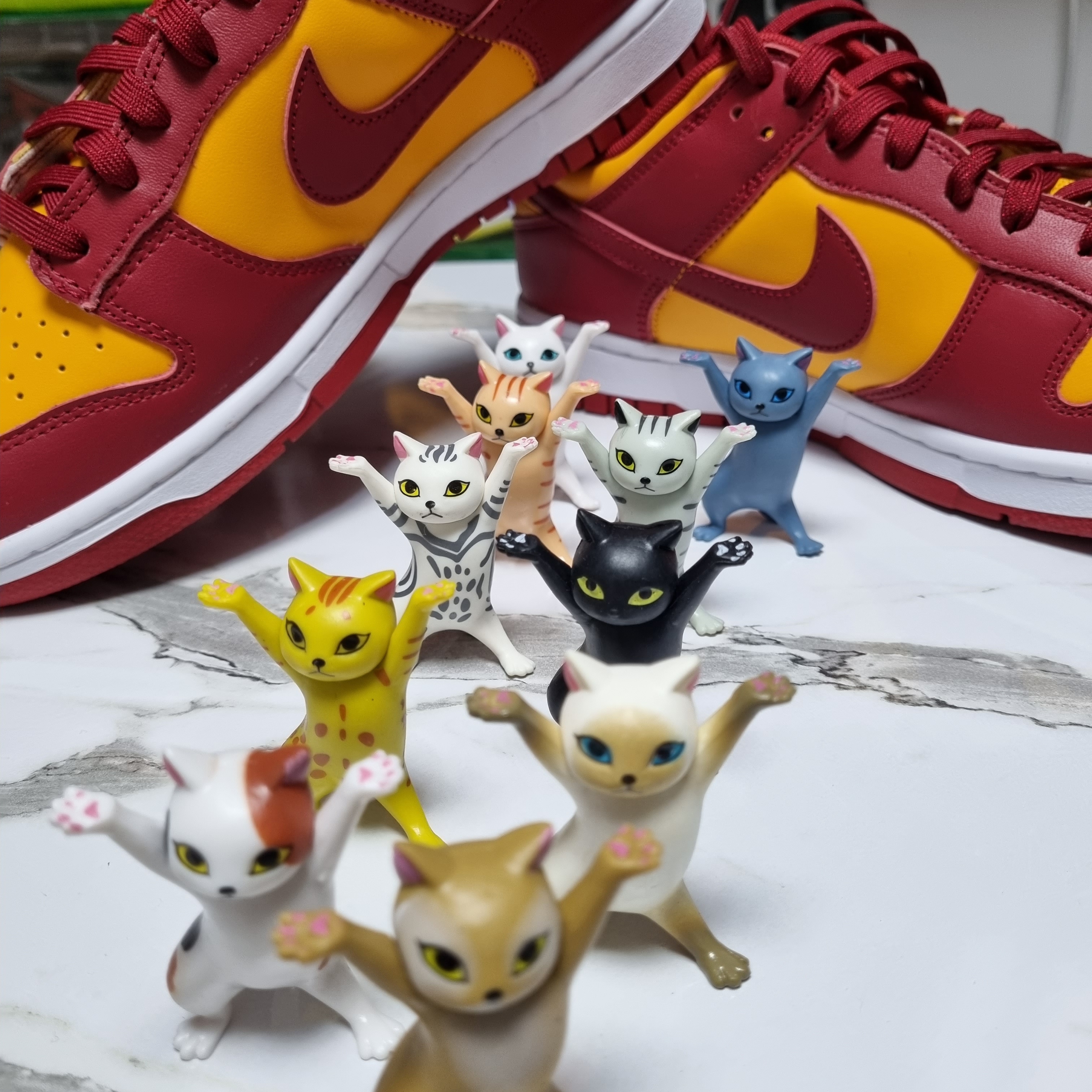 Nike Dunk Low Retro Championship Gold 착용 스타일 - 2