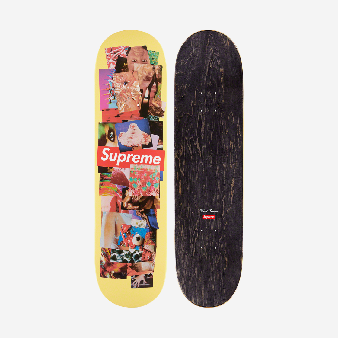 Supreme Stack Skateboard Deck Yellow - 21FW 상세 이미지 1