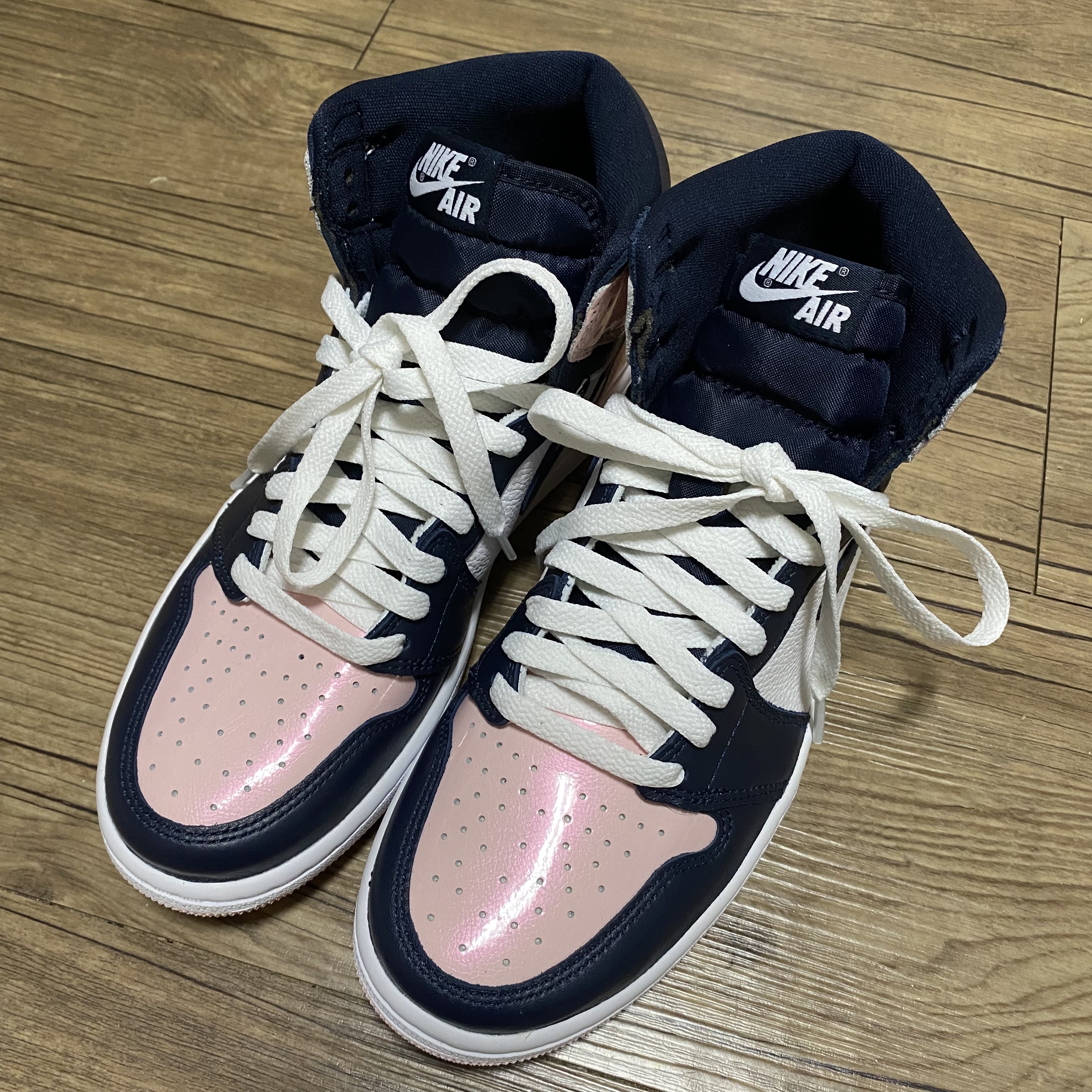 (W) Jordan 1 Retro High OG Atmosphere 착용 스타일 - 2