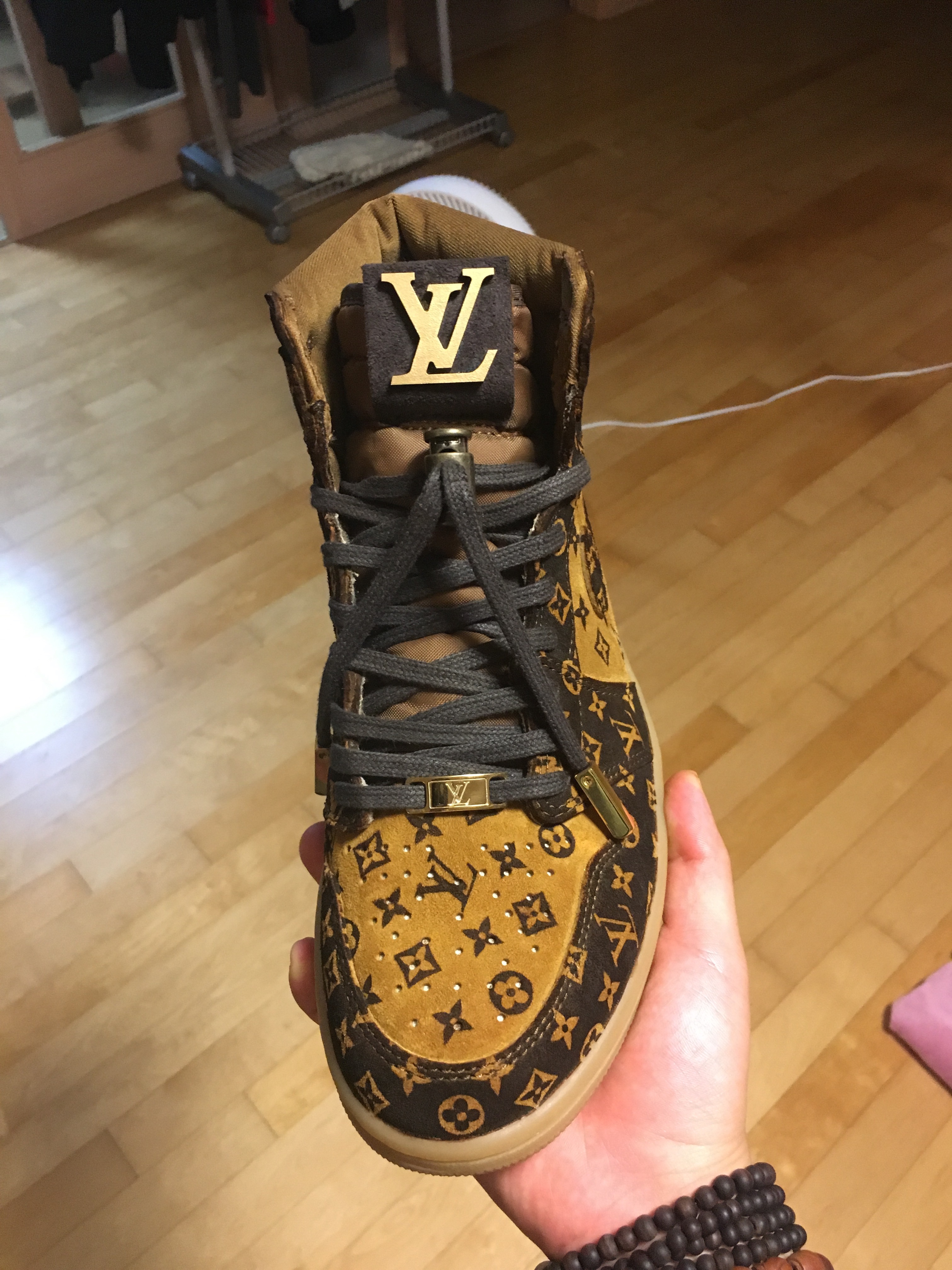 Jordan 1 Retro High Wheat 착용 스타일 - 1