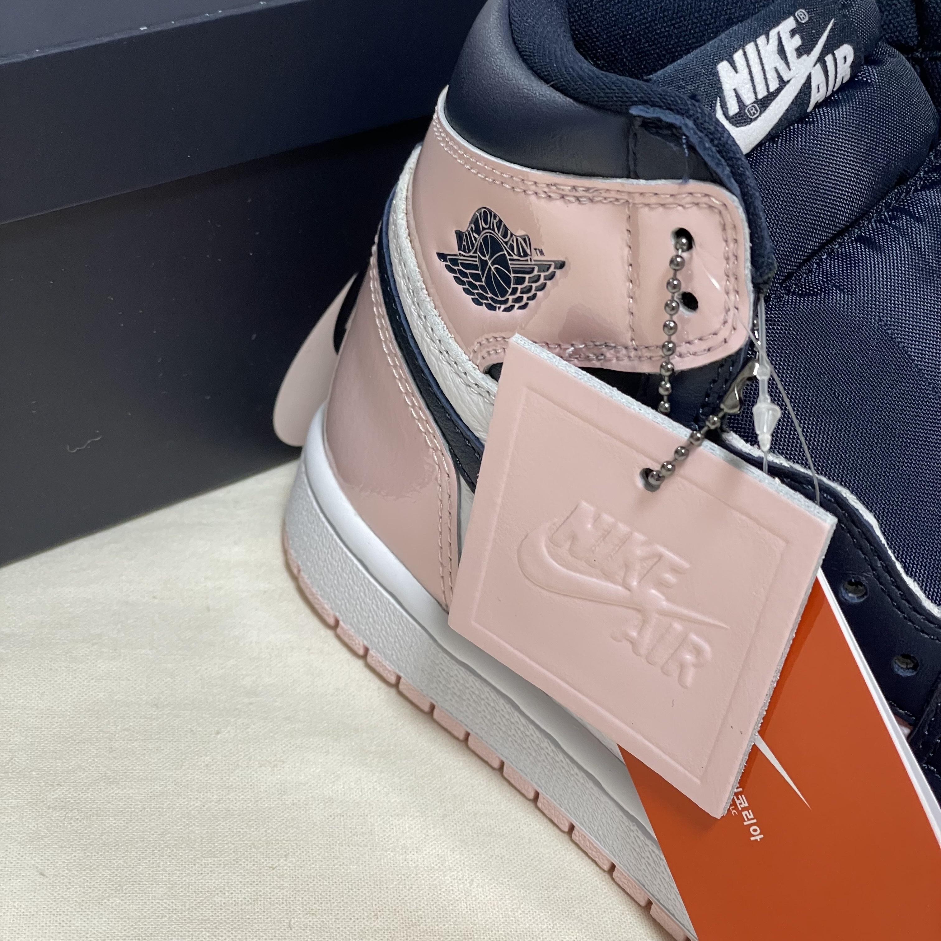 (W) Jordan 1 Retro High OG Atmosphere 착용 스타일 - 3