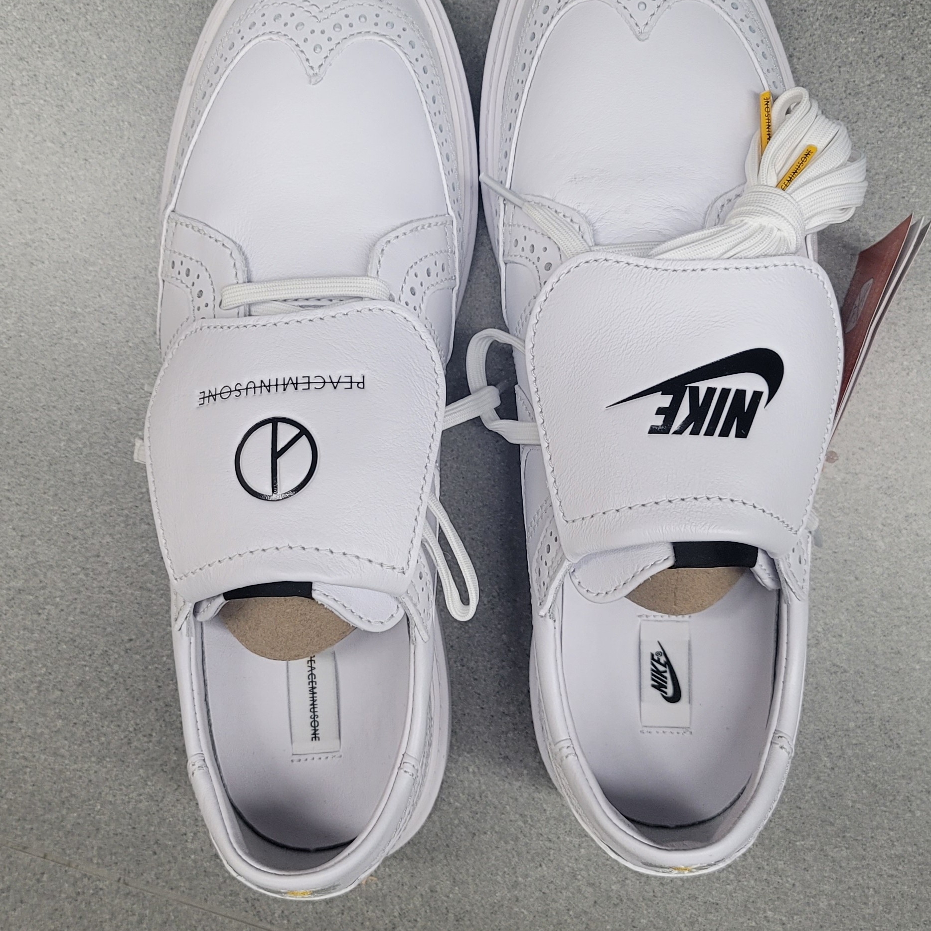 Nike x Peaceminusone Kwondo1 White 착용 스타일 - 5