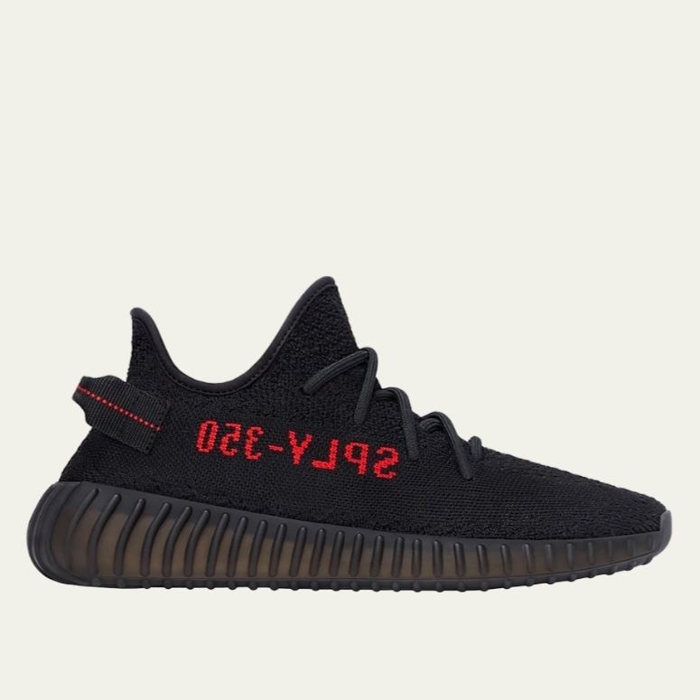 Adidas Yeezy Boost 350 V2 Black Red 2020, Adidas Yeezy Boost 350 V2 MX Rock 착용 스타일 - 1