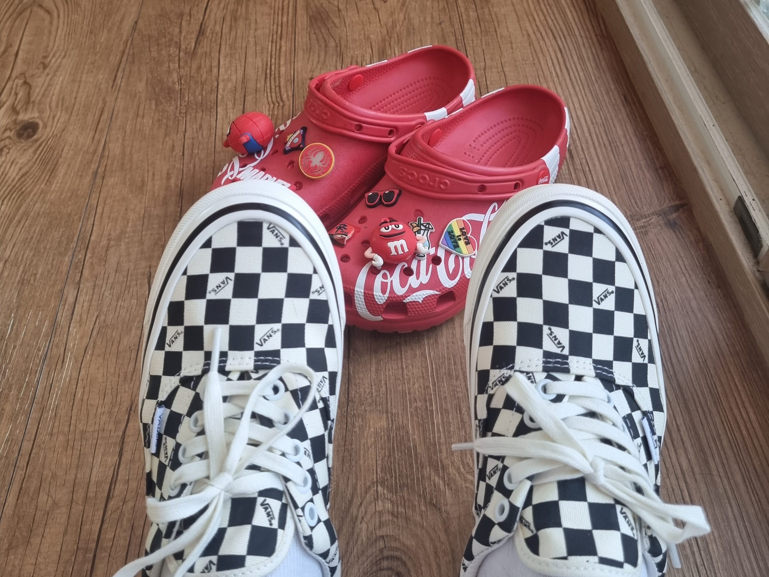 Vans Vault OG Era LX Checkerboard Canvas 착용 스타일 - 2