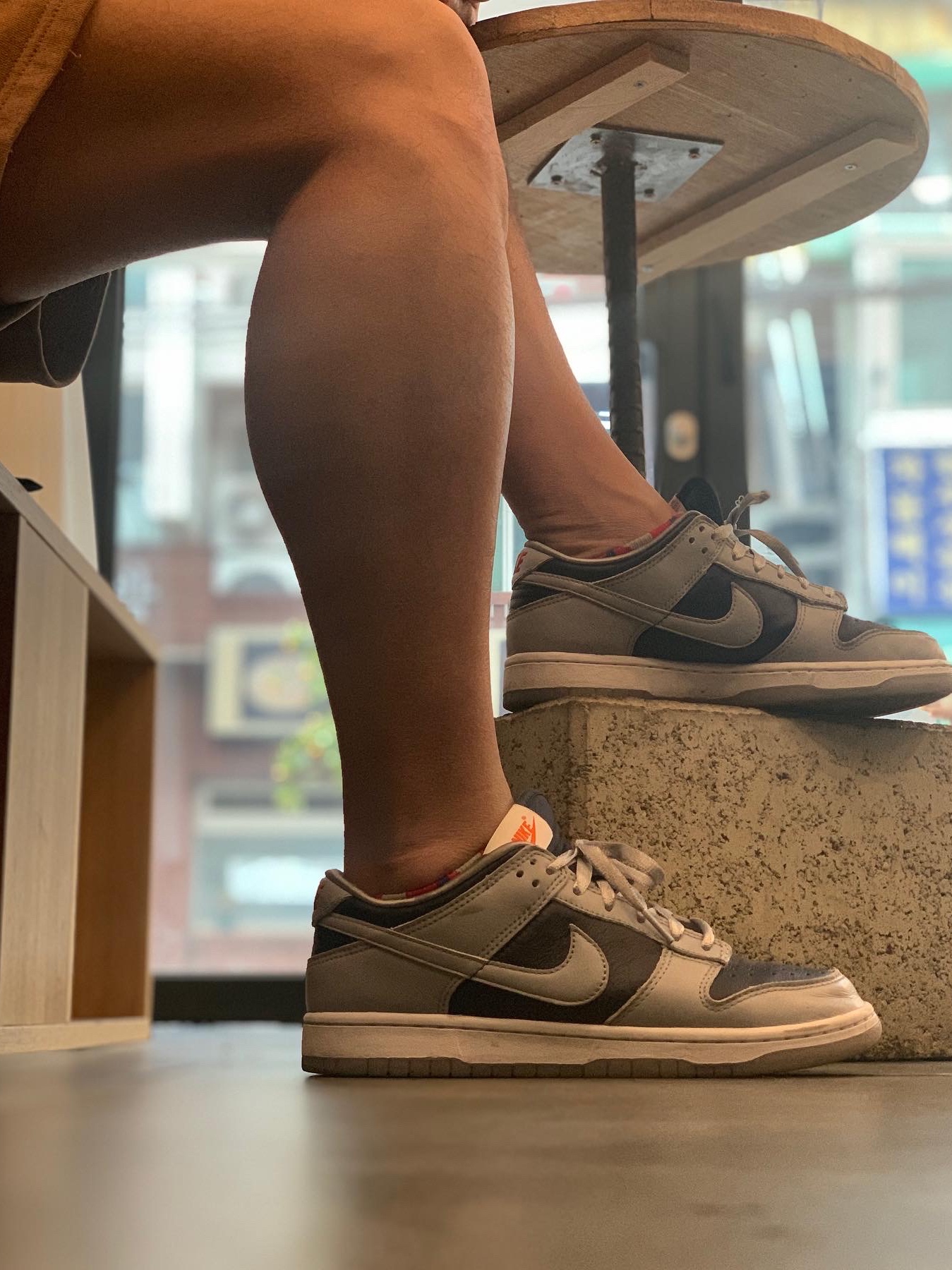 (W) Nike Dunk Low SP College Navy 착용 스타일 - 4