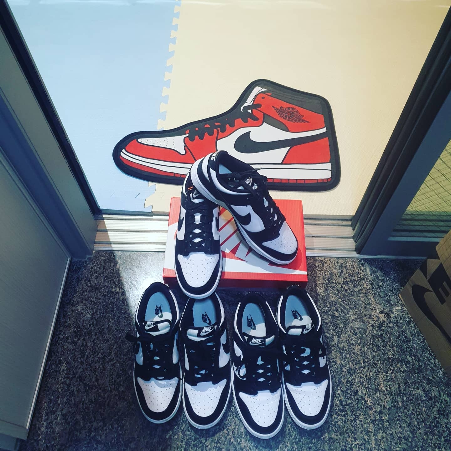 Nike Dunk Low Retro Black, (W) Nike Dunk Low Black 착용 스타일