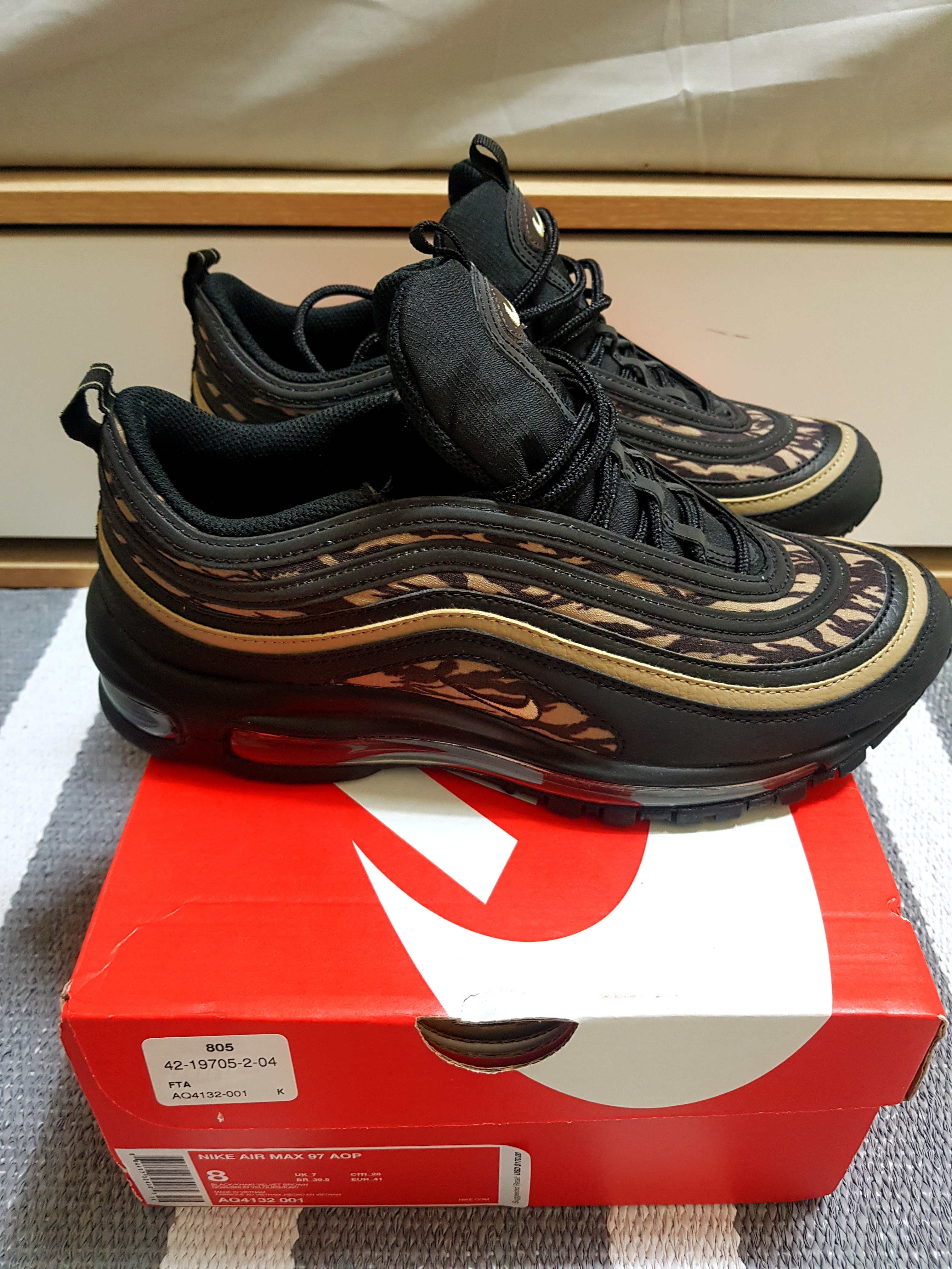 Nike Air Max 97 Tiger Camo 착용 스타일 - 3