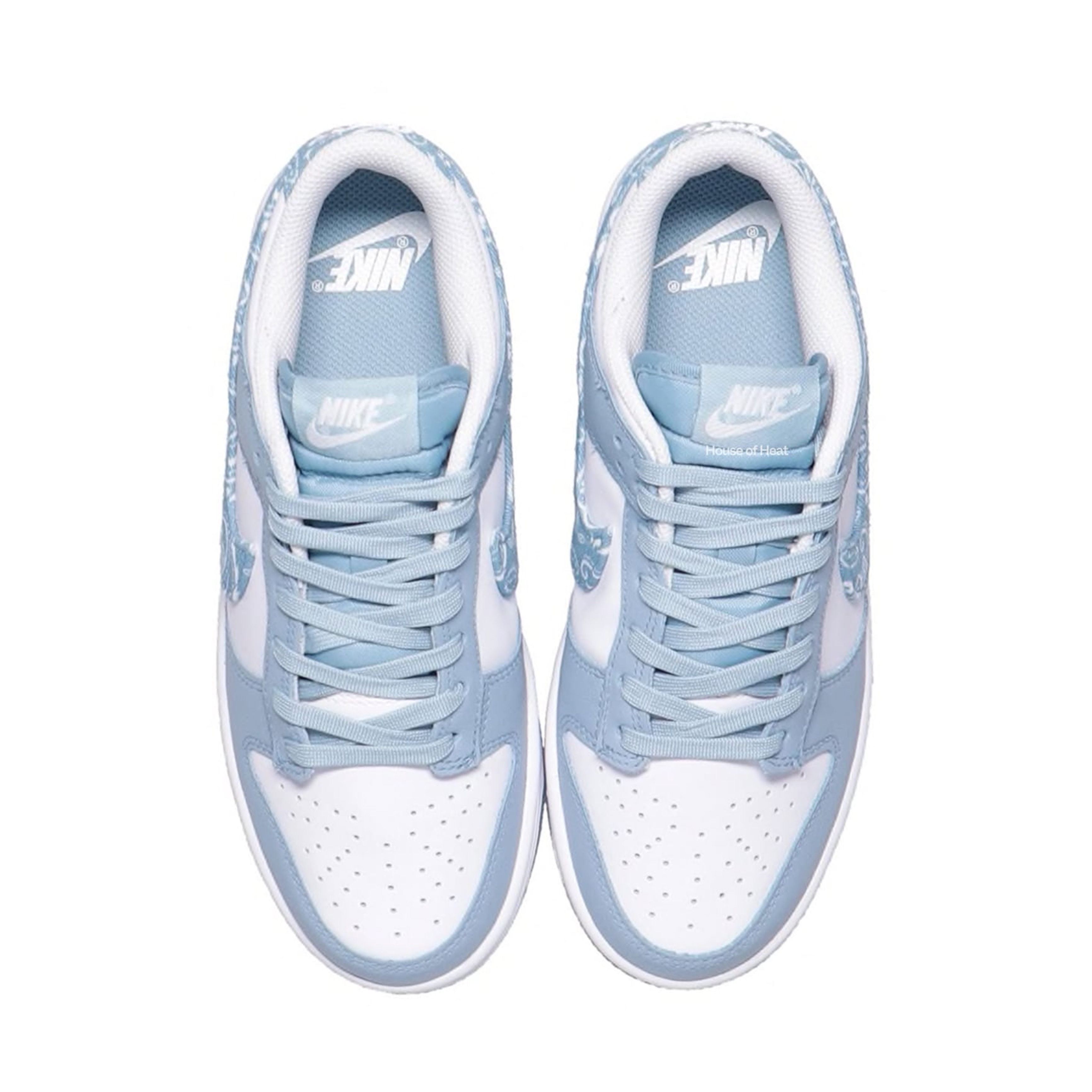 (W) Nike Dunk Low Essential Blue Paisley 착용 스타일 - 4