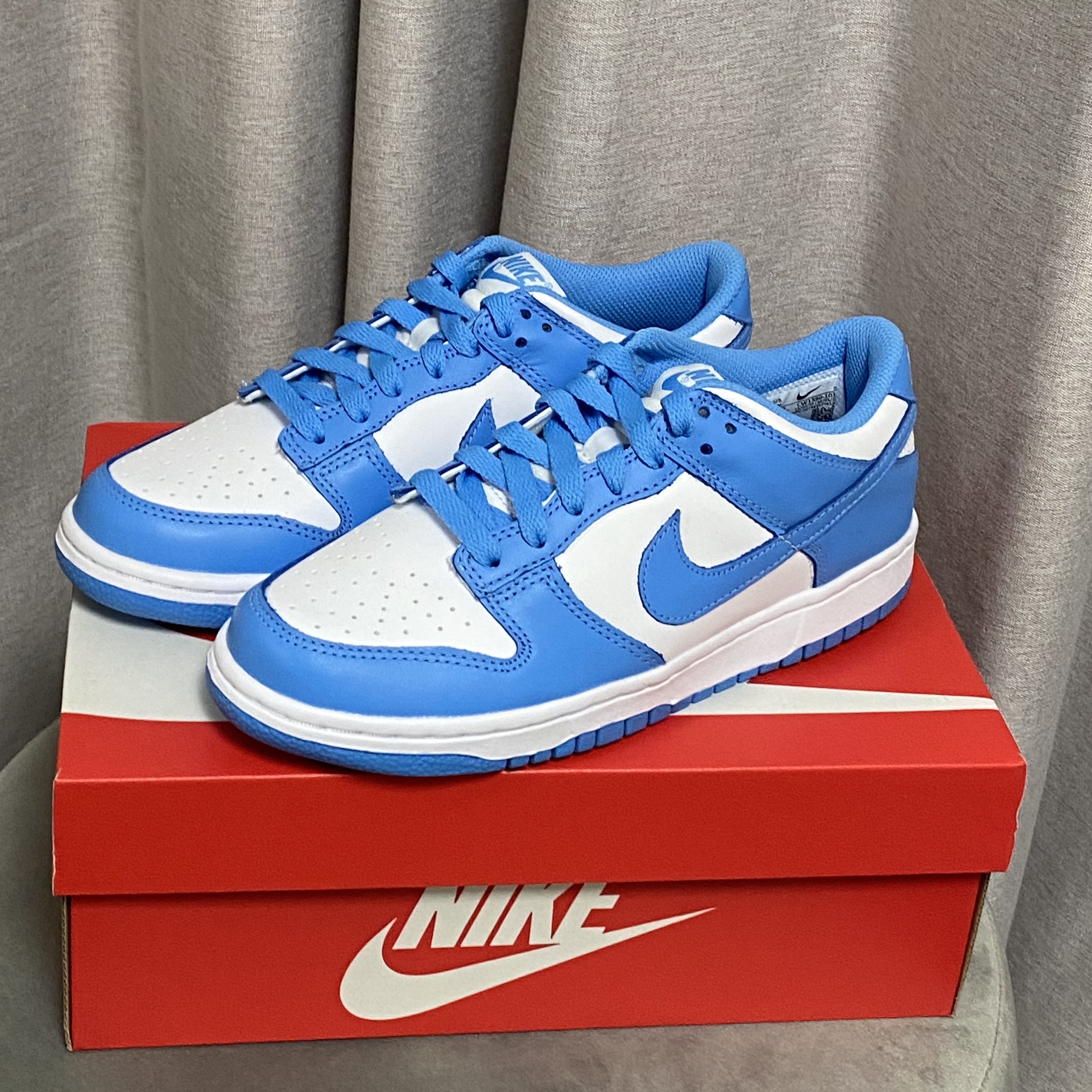 (GS) Nike Dunk Low University Blue 착용 스타일