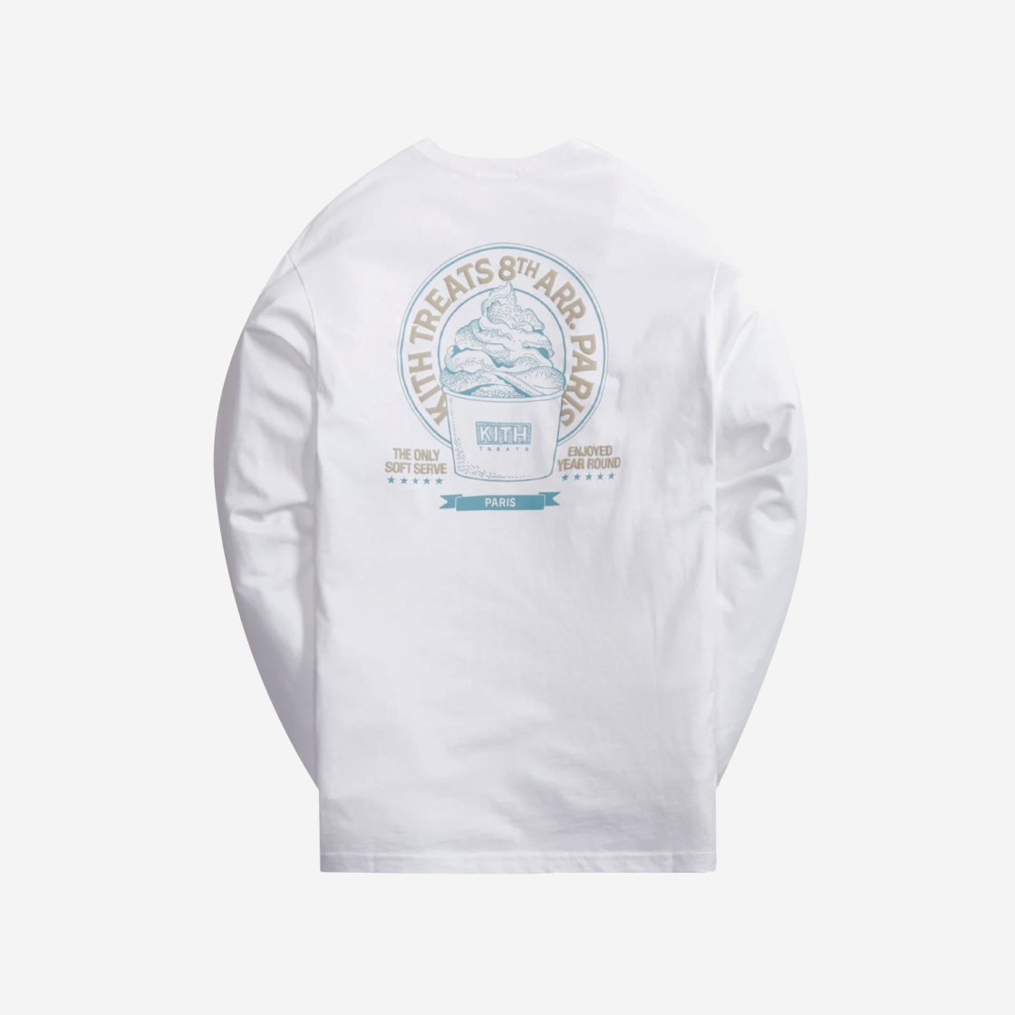 Kith Treats Paris Academy L/S T-Shirt White 상세 이미지 1