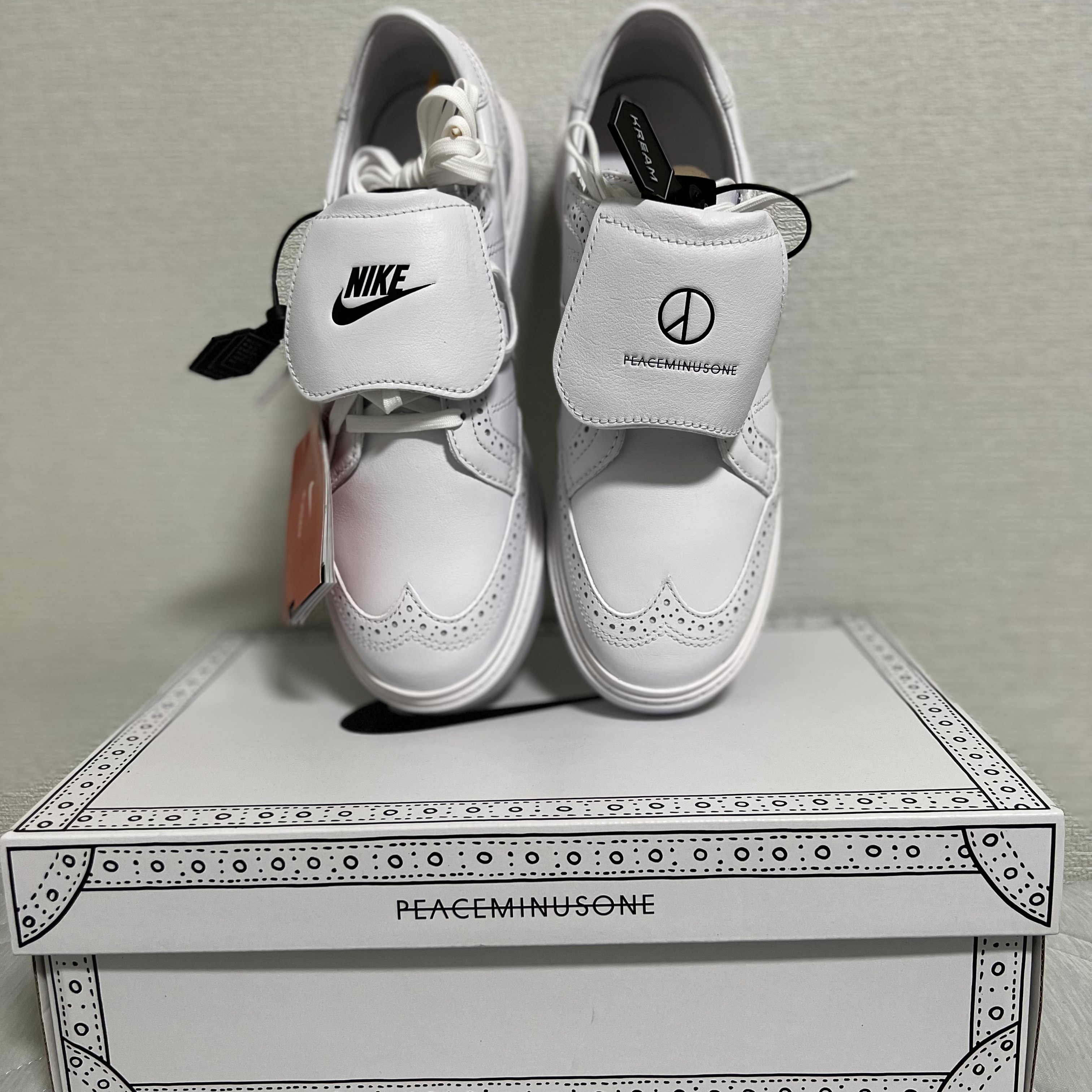Nike x Peaceminusone Kwondo1 White 착용 스타일