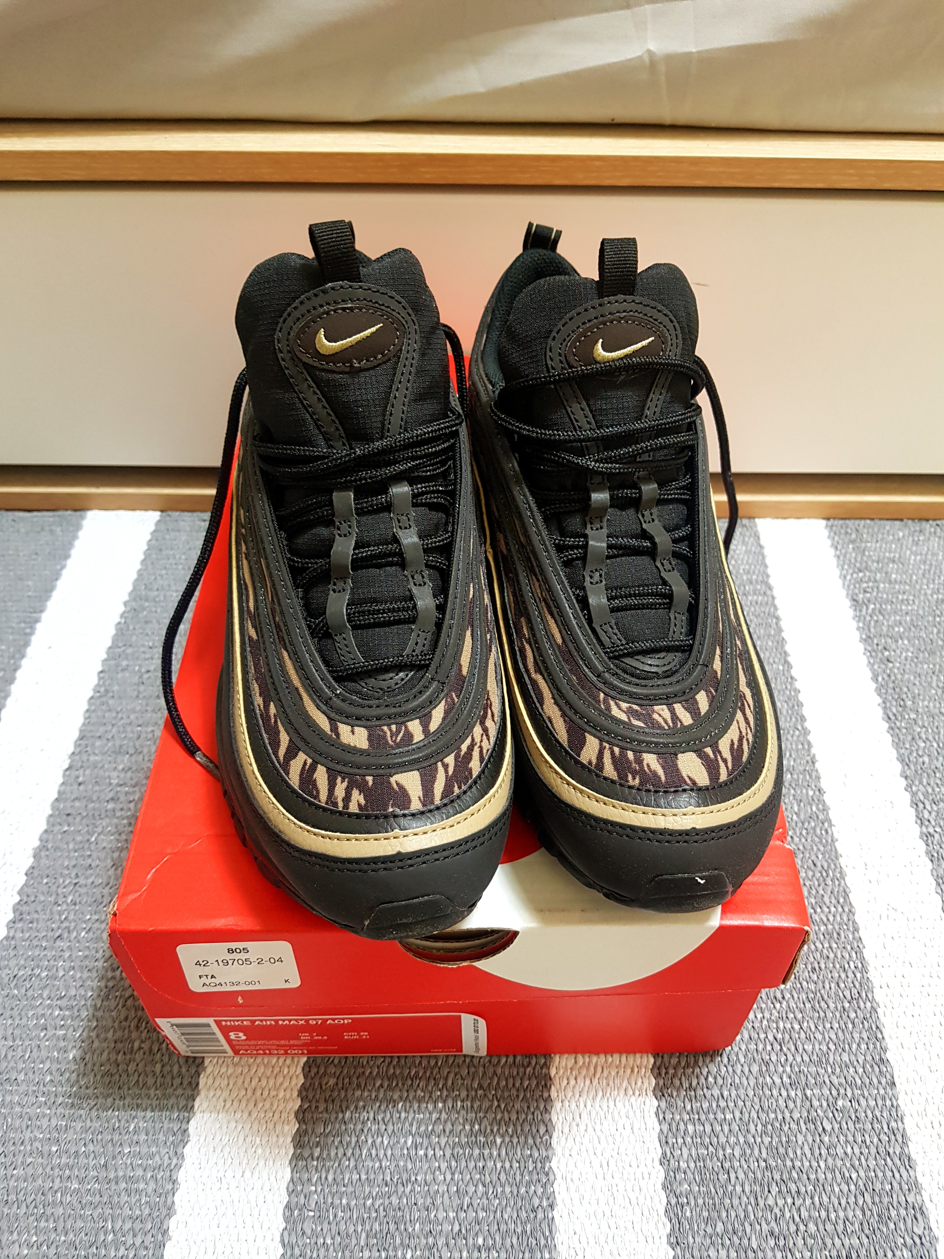 Nike Air Max 97 Tiger Camo 착용 스타일 - 1