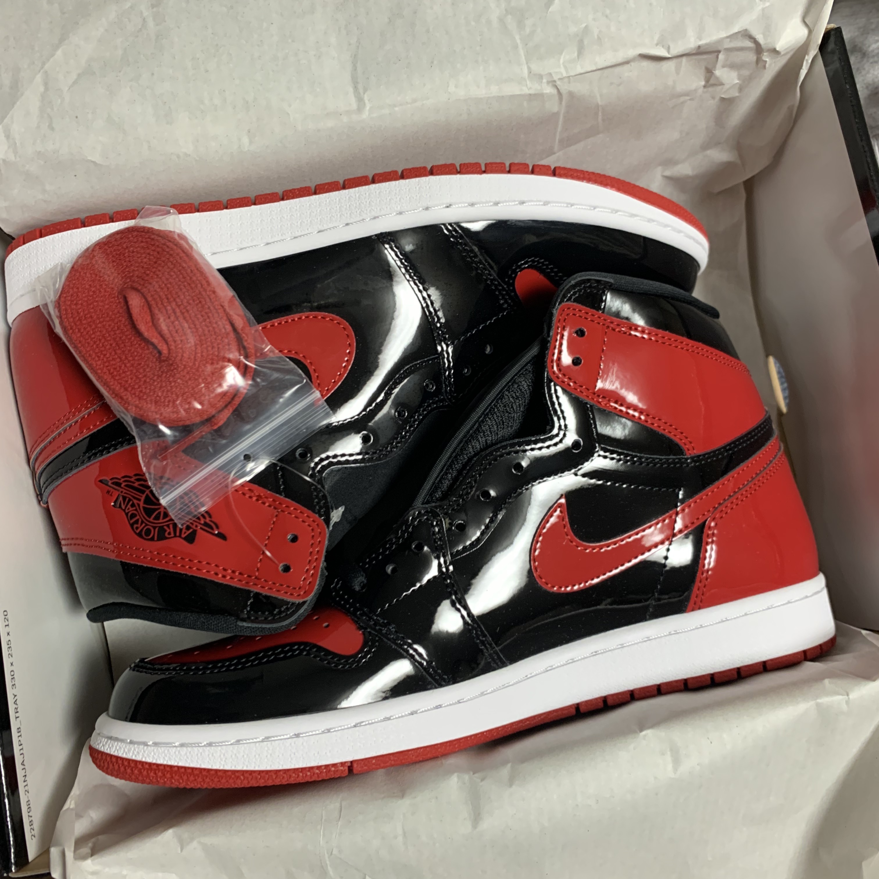 Jordan 1 Retro High OG Patent Bred, Jordan 1.5 Retro Chicago 2015 착용 스타일 - 1