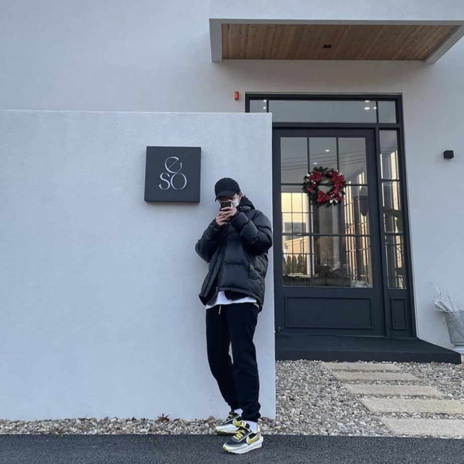 Nike x Sacai x Undercover LDWaffle Black Bright Citron 착용 스타일 - 1