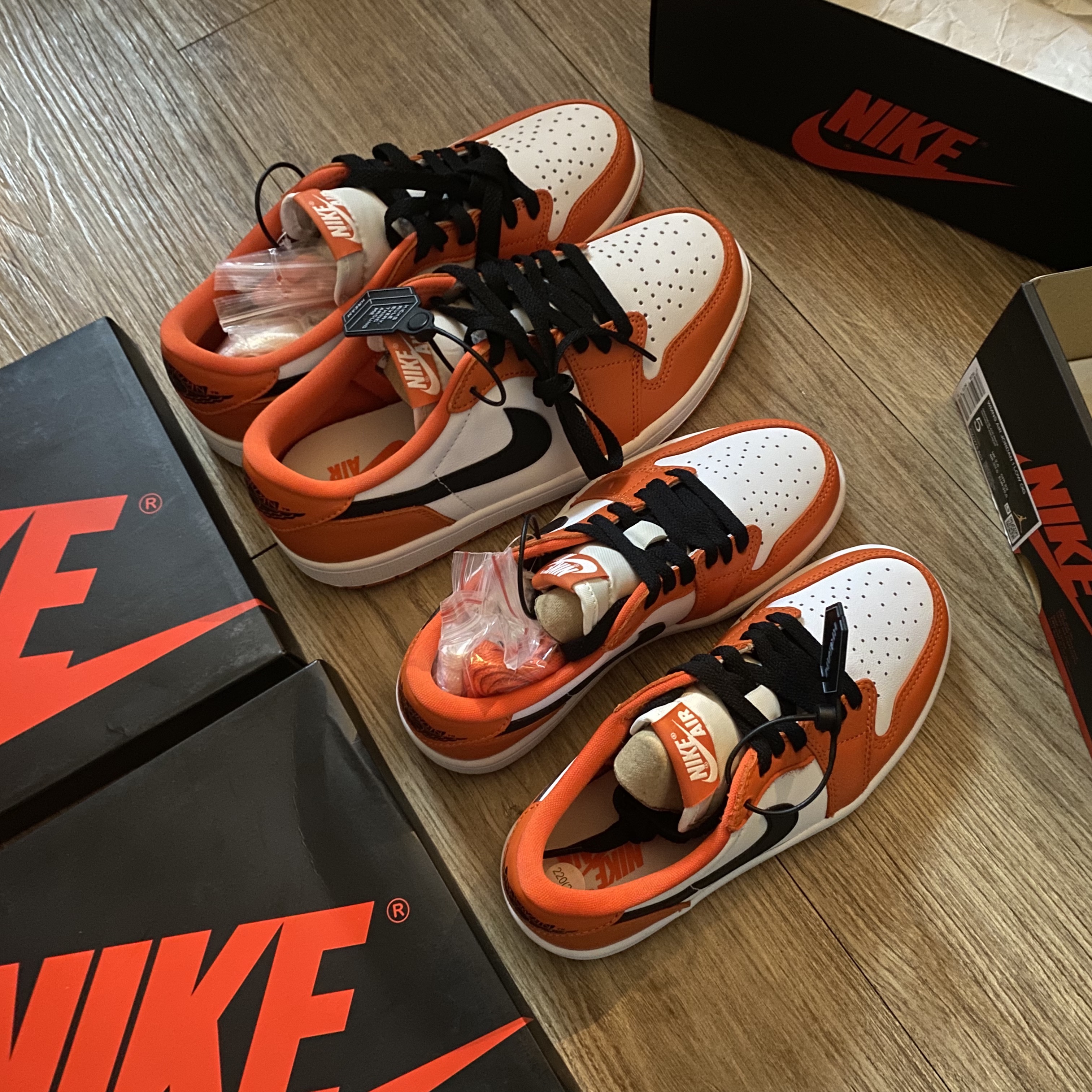 Jordan 1 Low OG Starfish, (W) Jordan 1 Low OG Starfish 착용 스타일 - 2