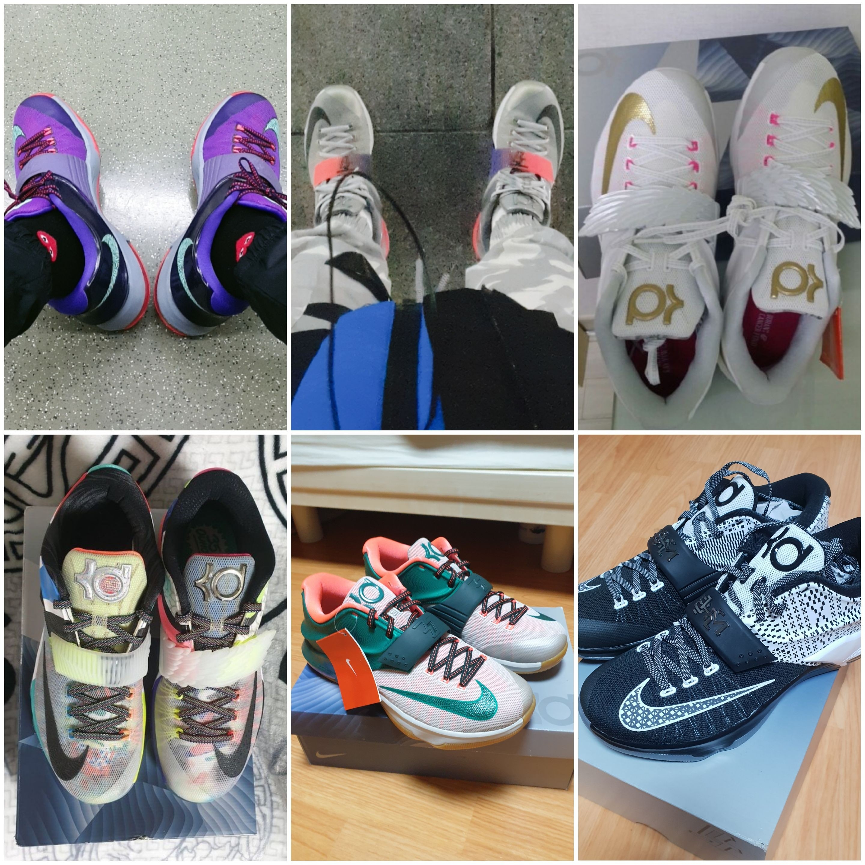 Nike KD 7 BHM 2015, Nike KD 7 All-Star 착용 스타일