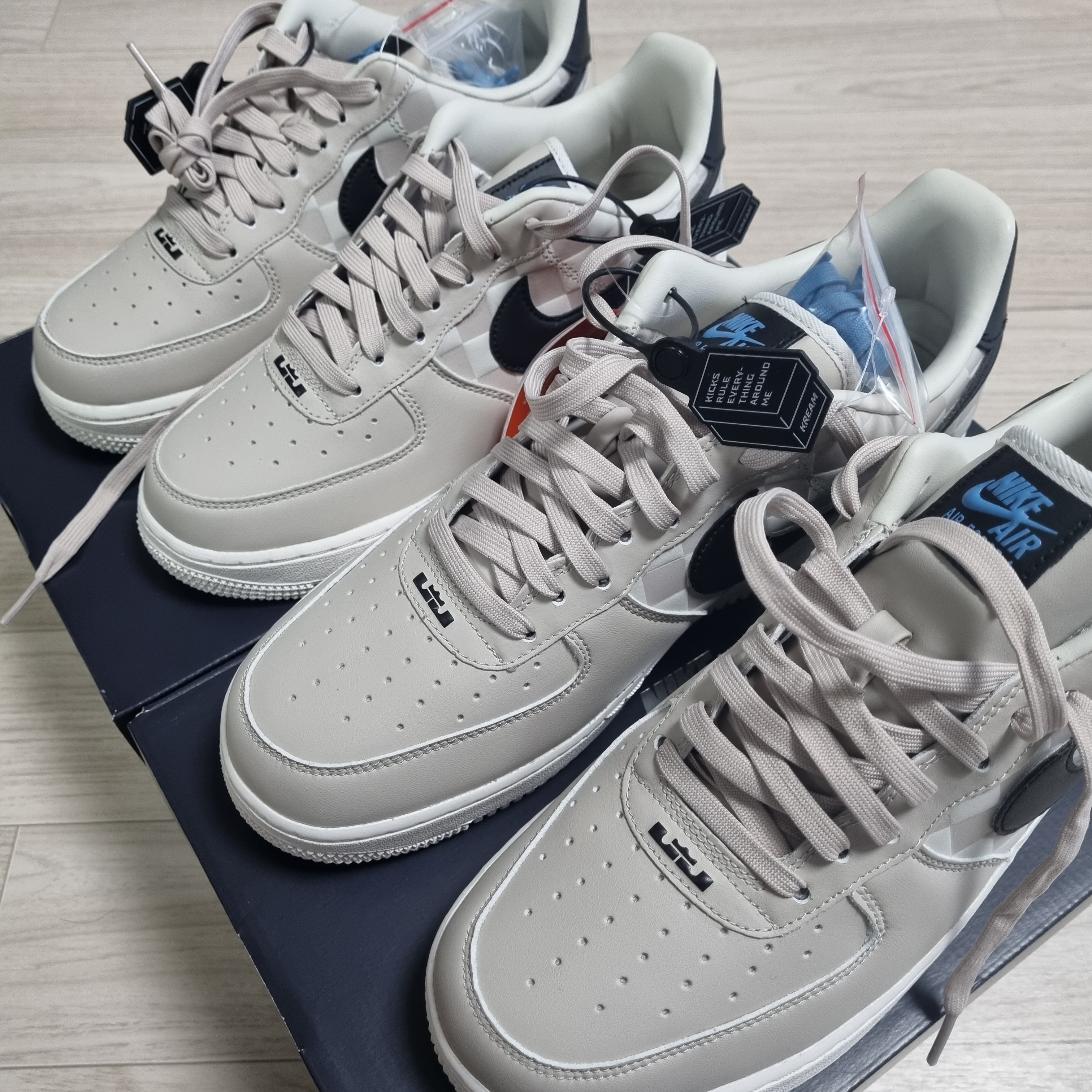 Nike Air Force 1 '07 QS LBJ 착용 스타일 - 2