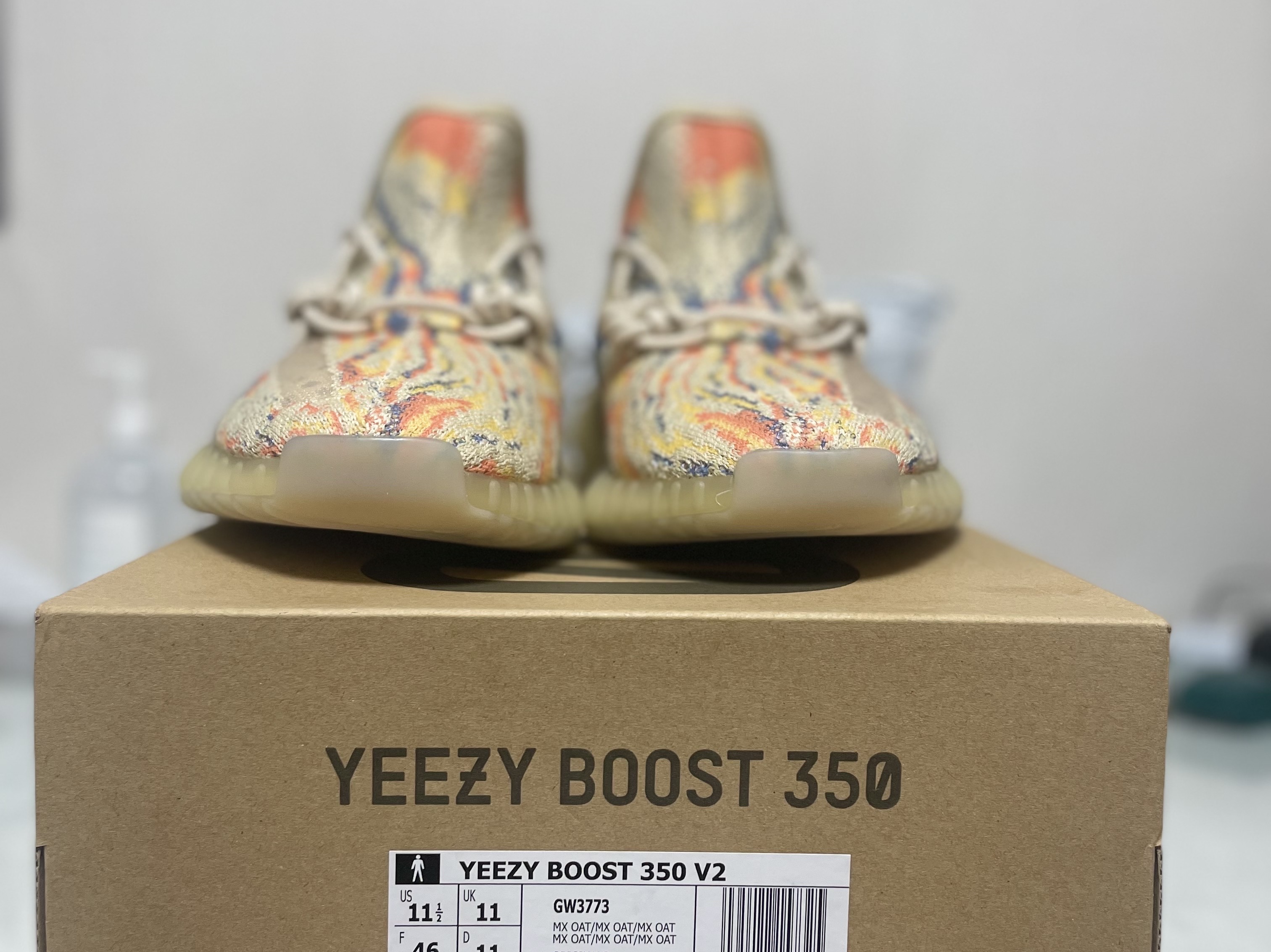 Adidas Yeezy Boost 350 V2 Israfil, Adidas Yeezy Boost 350 V2 MX Oat 착용 스타일 - 5